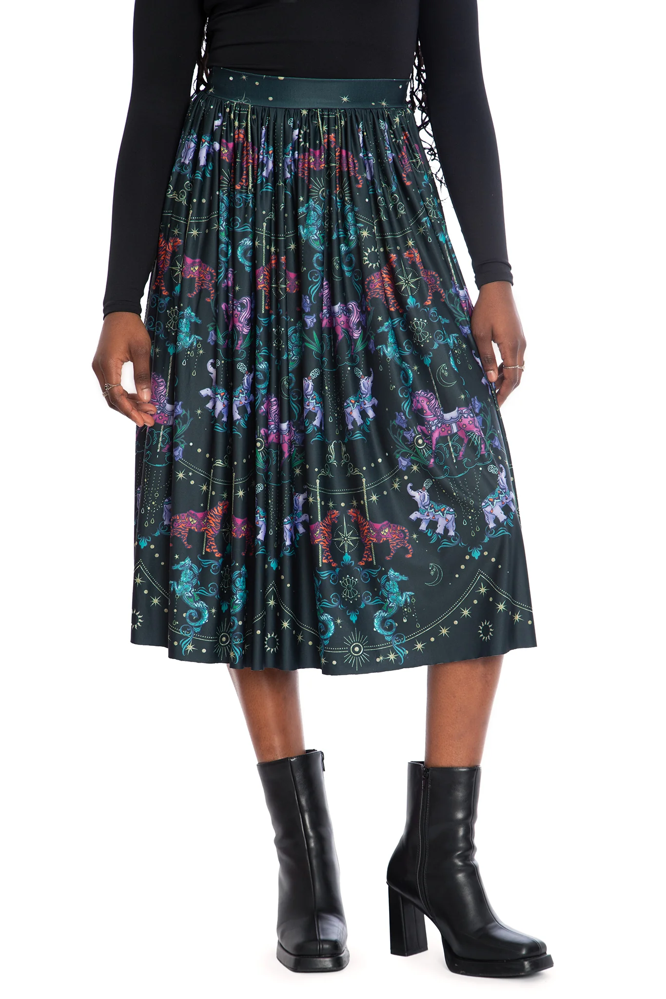 Carousel Slinky Pocket Skirt - Image 3