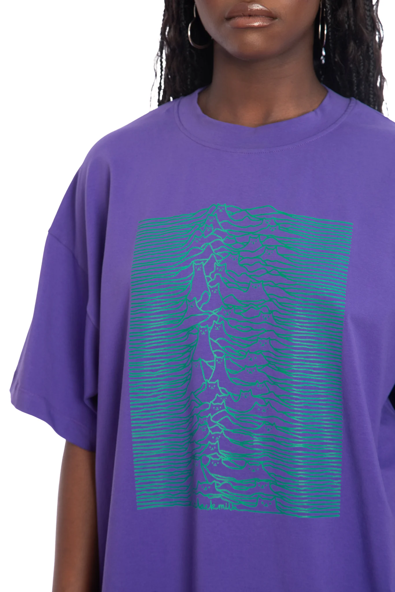 Cat Division Purple Giant Tee - Image 4