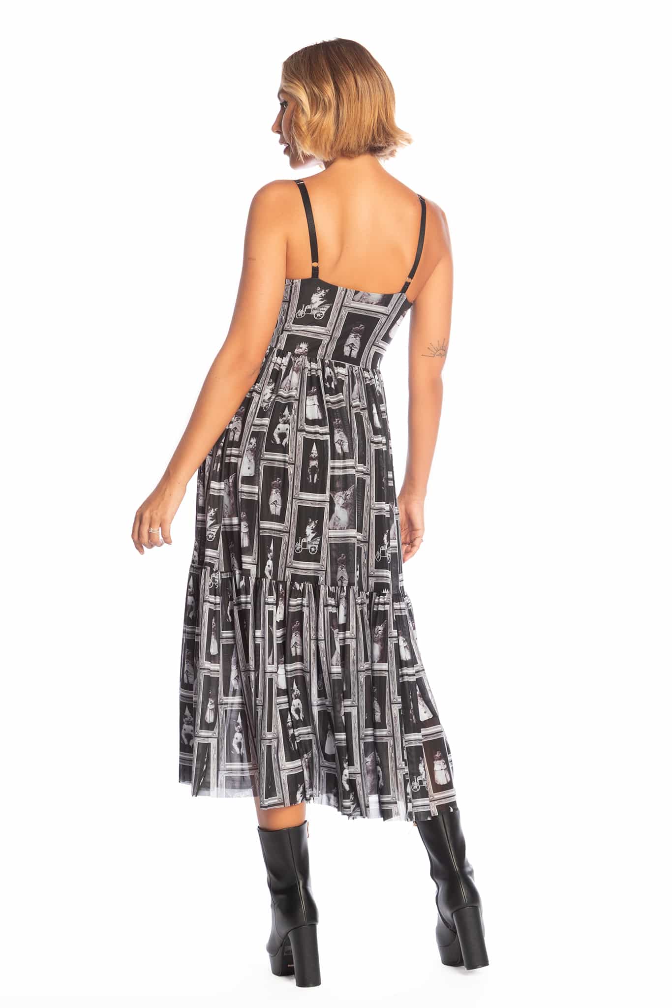 Cat Tales Sheer Midaxi Dress - Image 2