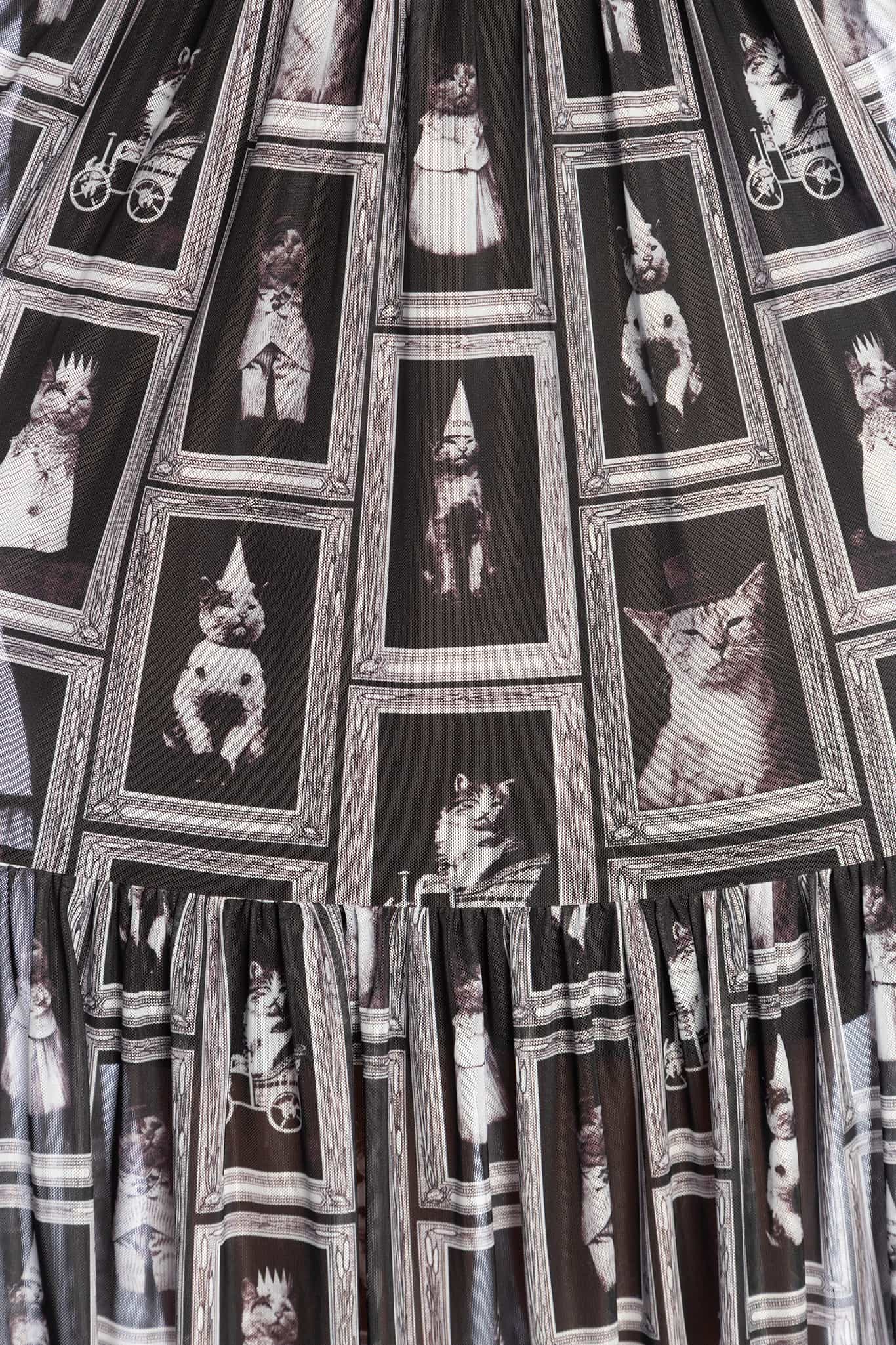 Cat Tales Sheer Midaxi Dress - Image 4