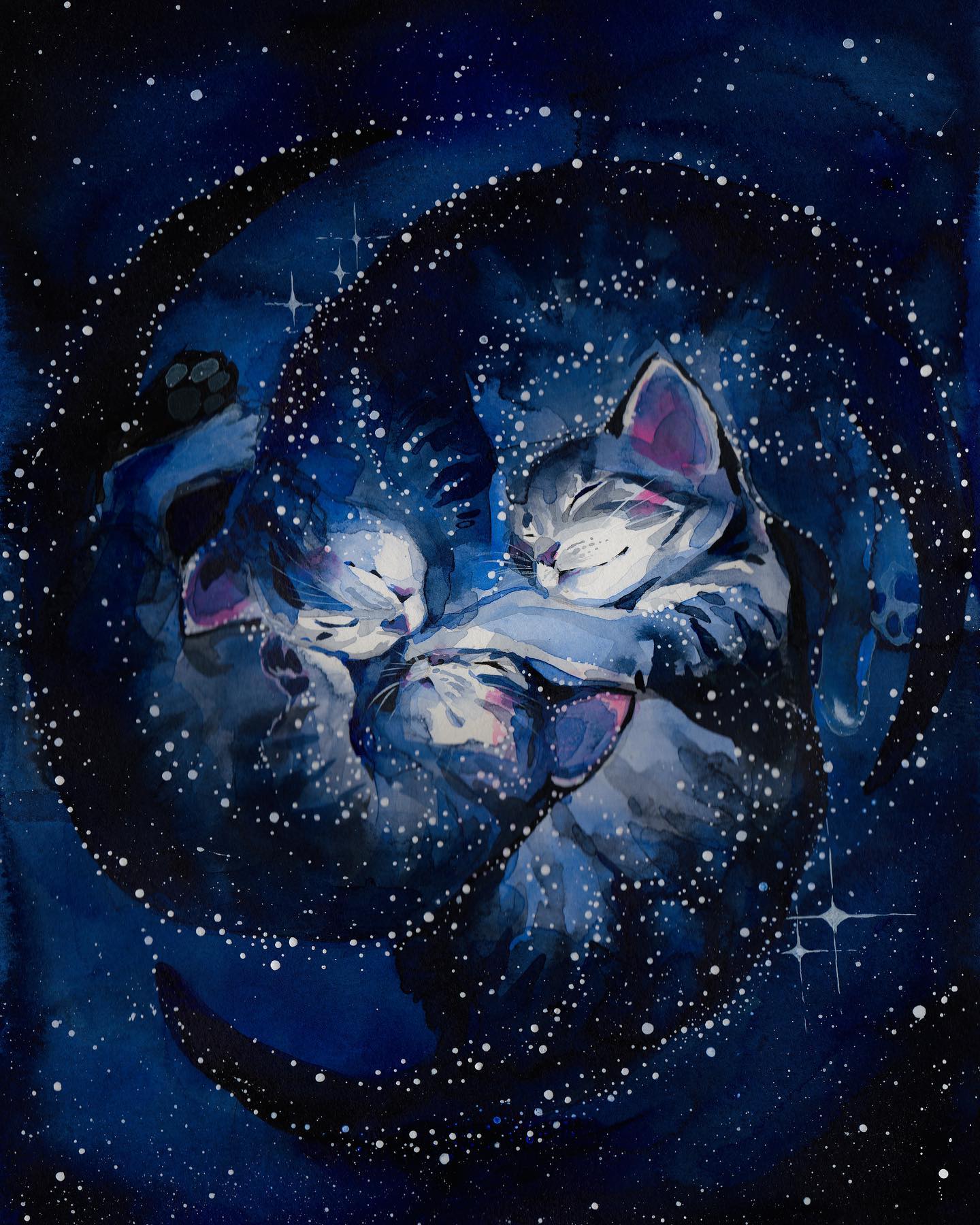 Celestial Cuddling Princess Midi Dress - Image 5