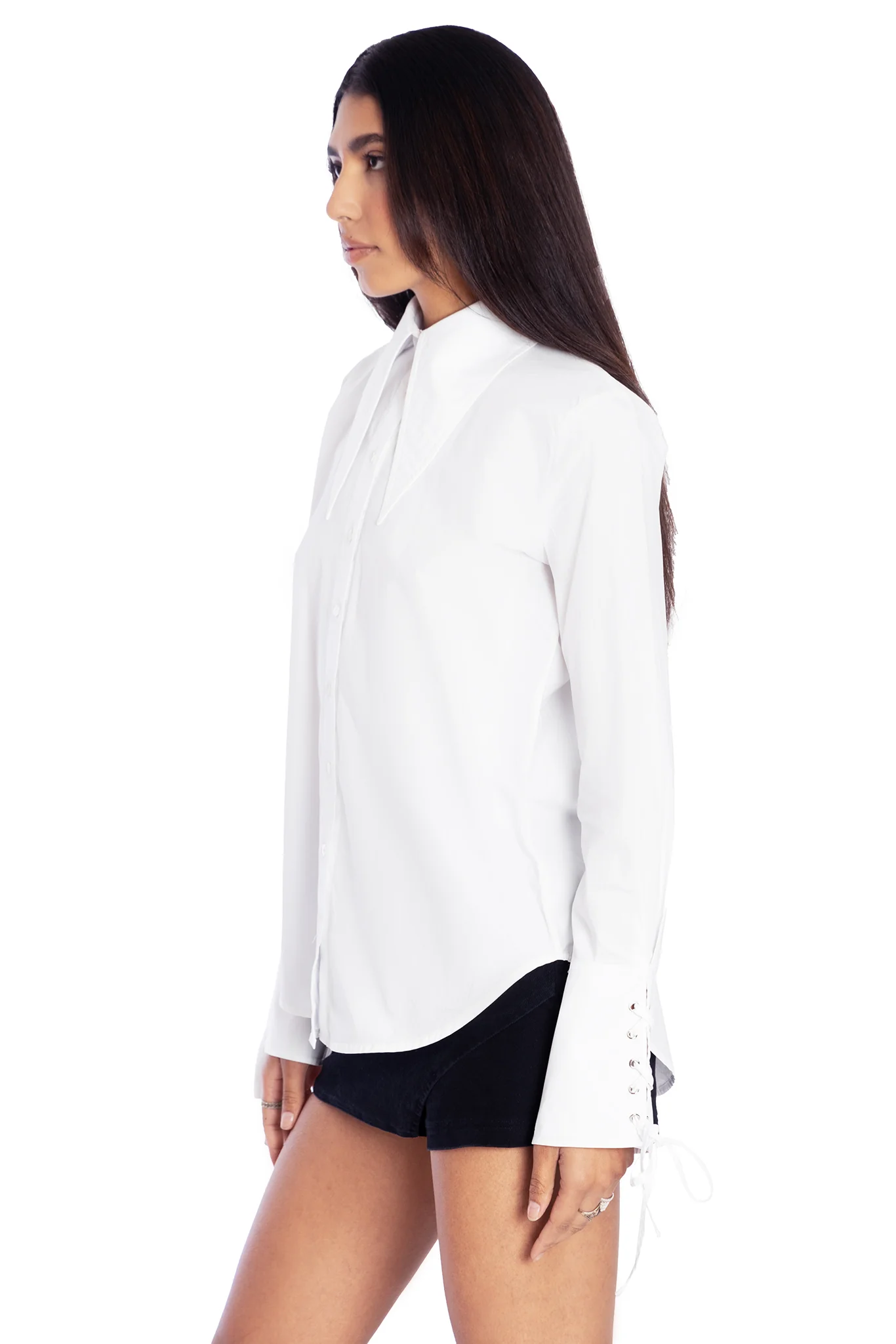 Ceremony Lace Up Back Shirt - Image 6