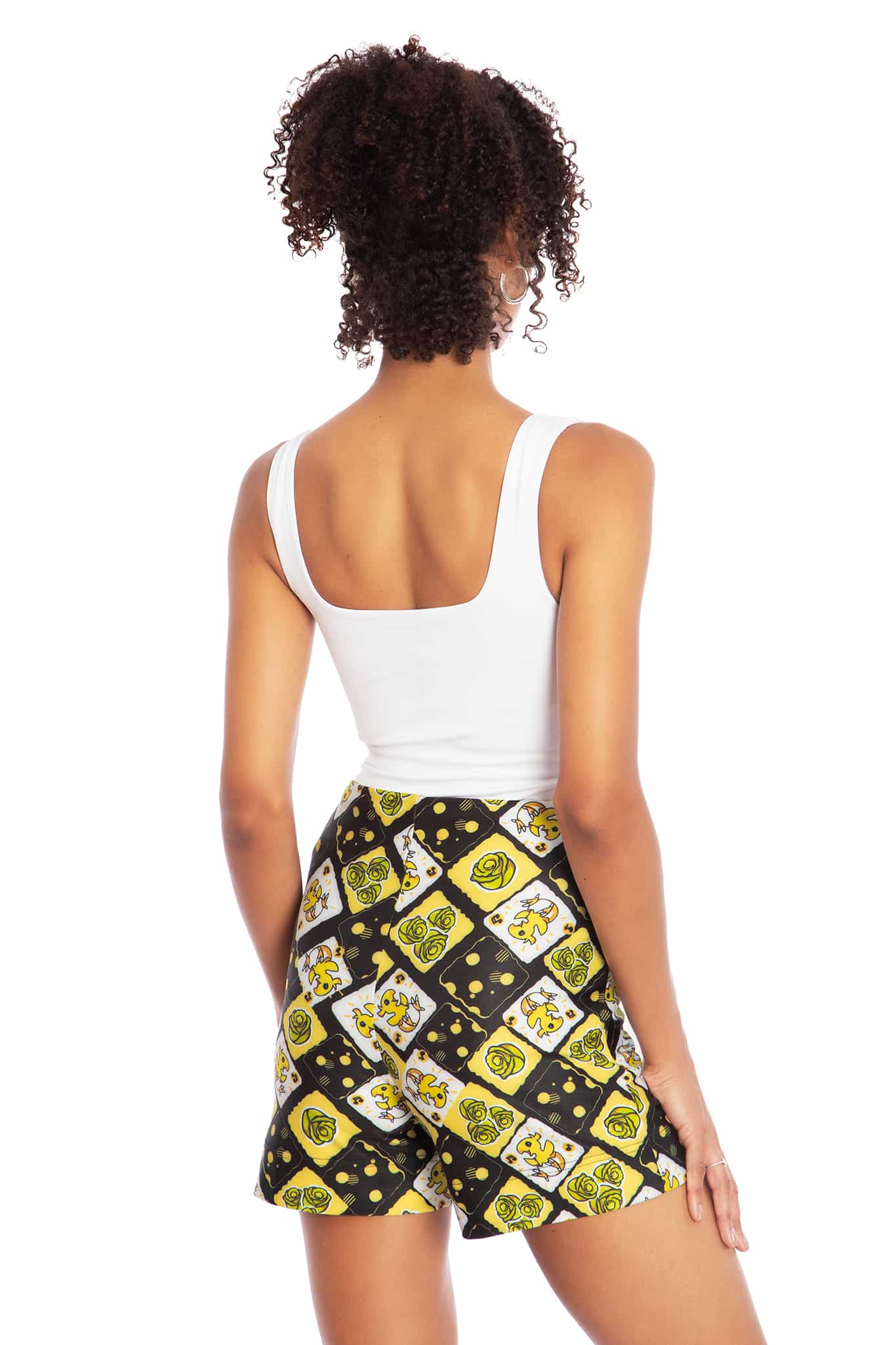 Chocobo High Waisted Pocket Shorts - Image 2
