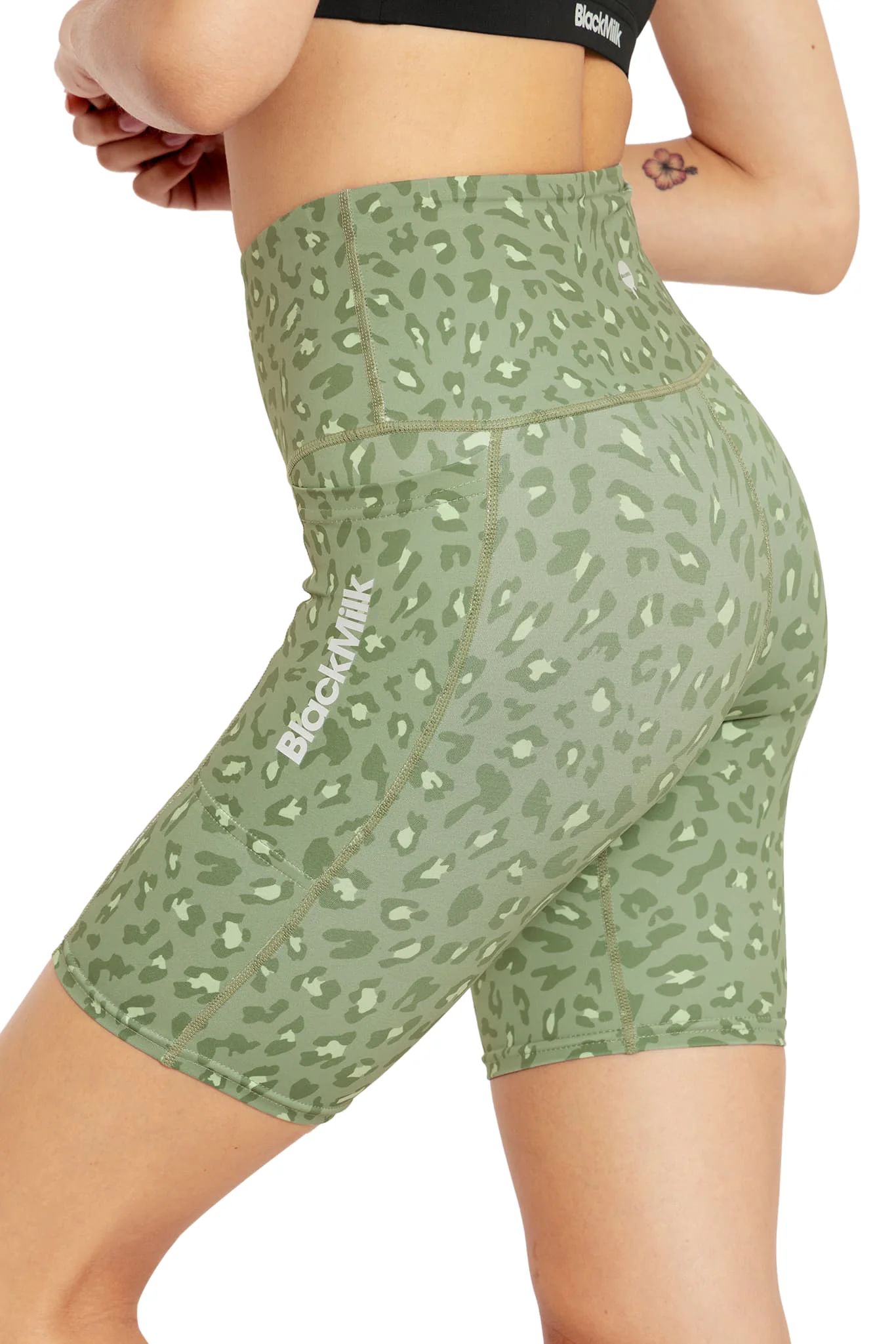 City Kitty Olive Bike Shorts - Image 7