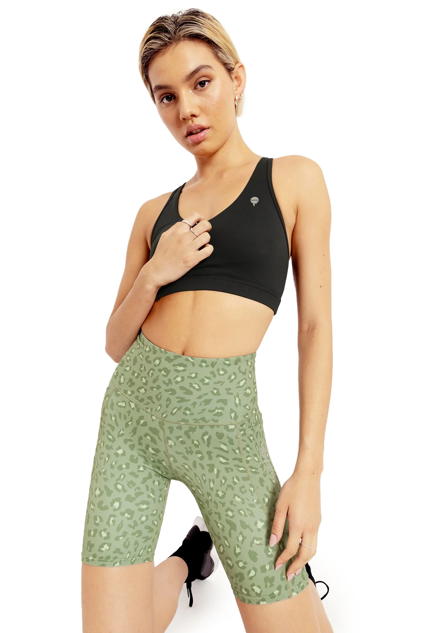 City Kitty Olive Bike Shorts - Image 8