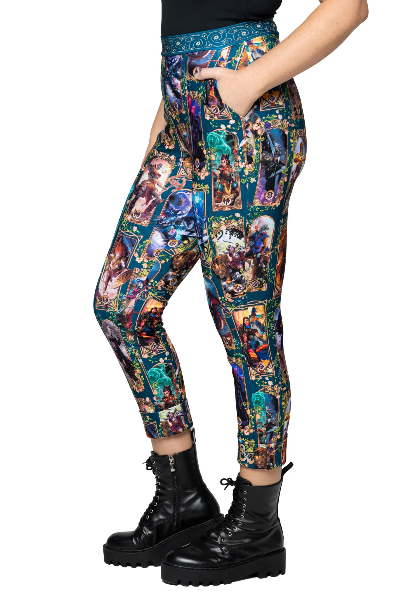 Class Art Relaxed Cuffed Pants - Image 3