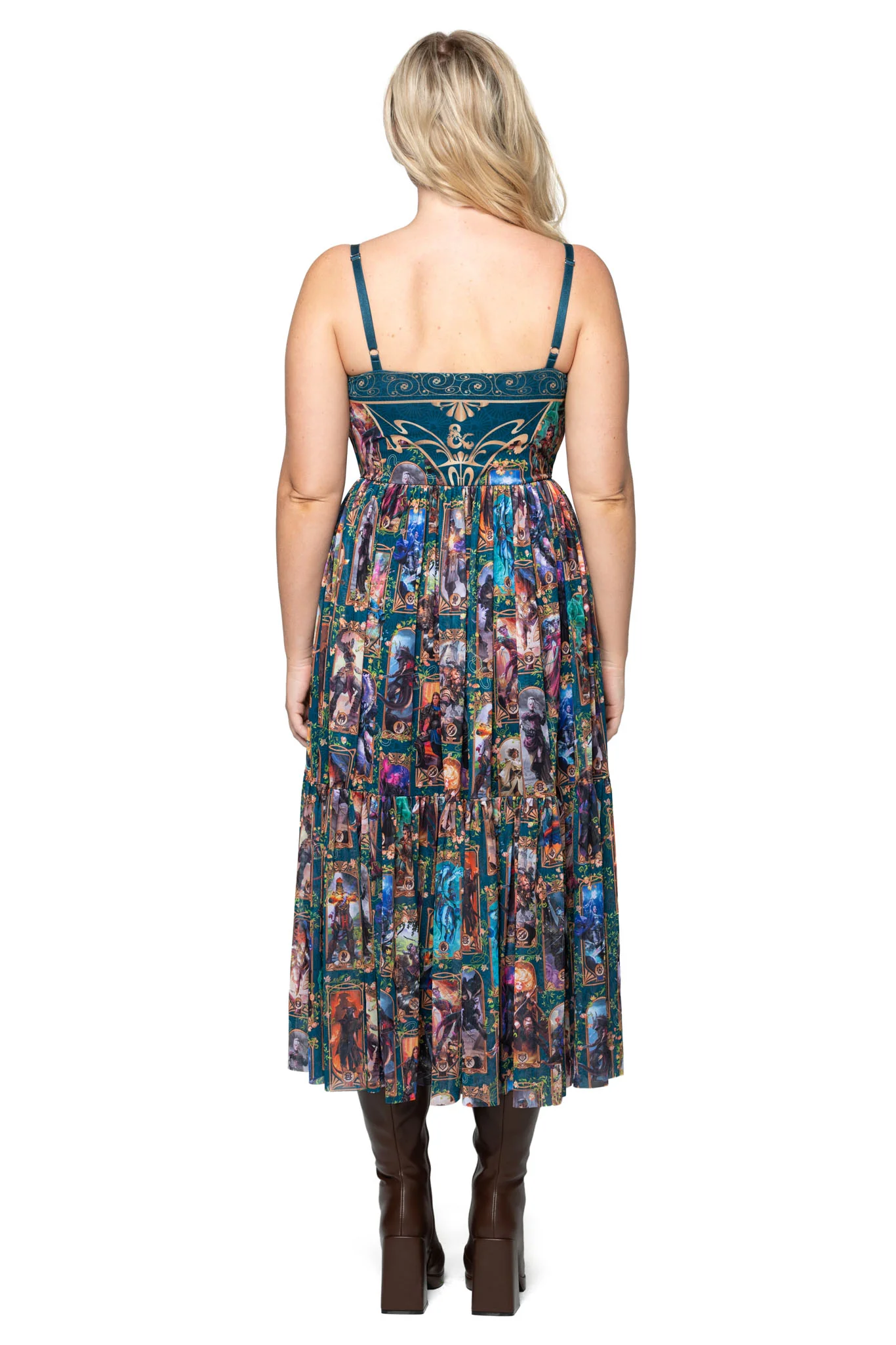 Class Art Scoop Sheer Midaxi Dress - Image 4