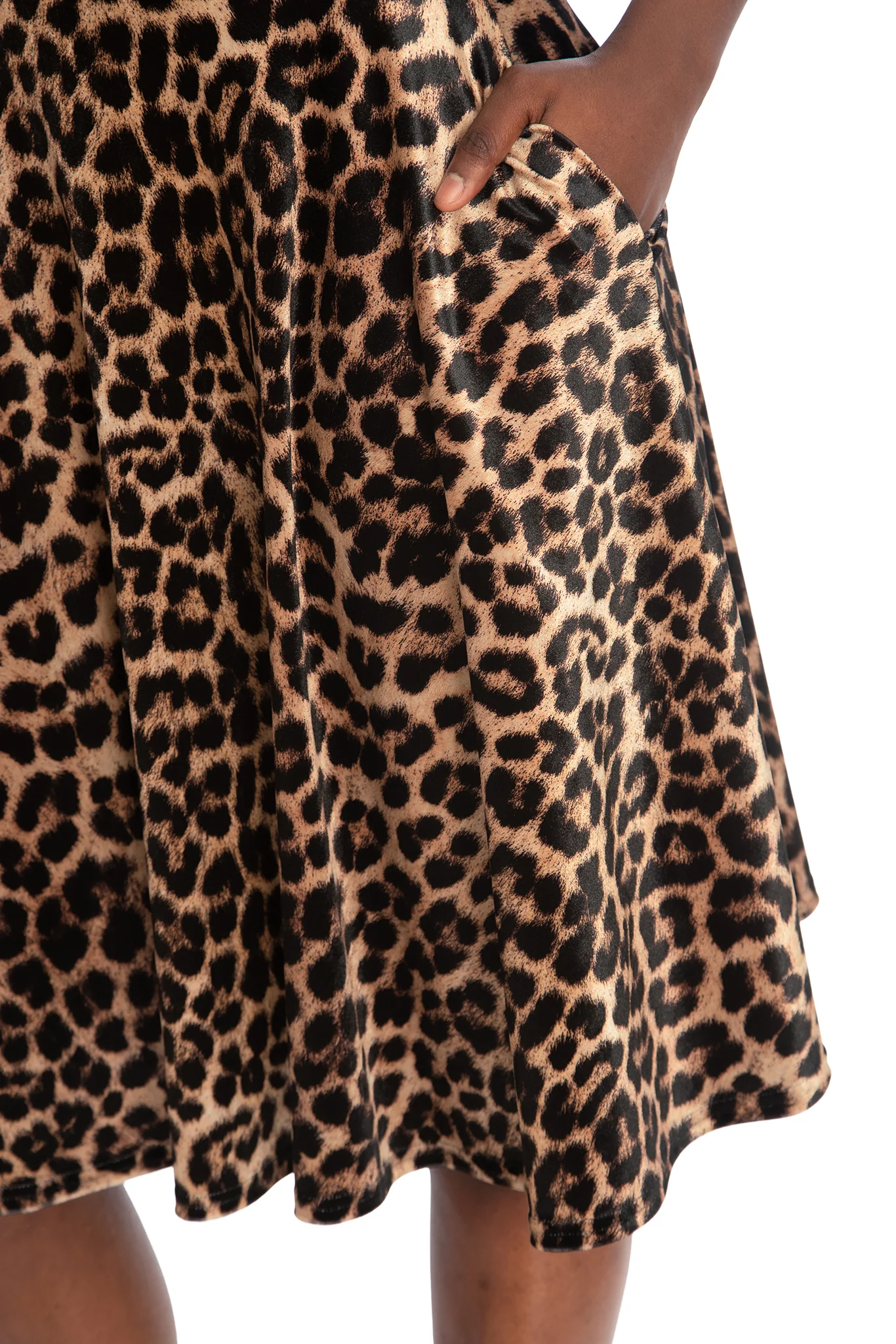 Claws Out Velvet Princess Midi Dress - Image 4