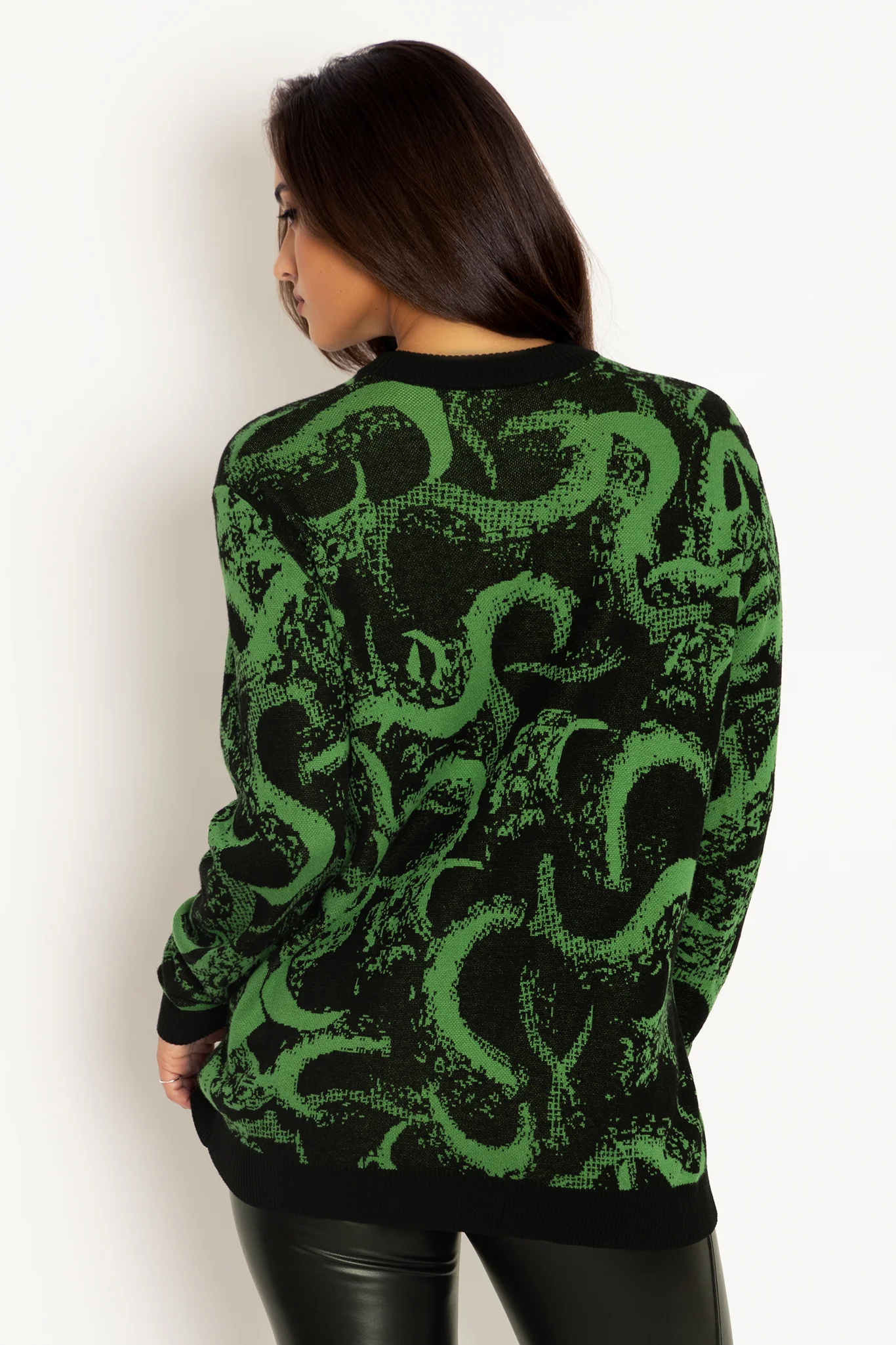Cthulhu Oversized Knit Sweater - Image 2