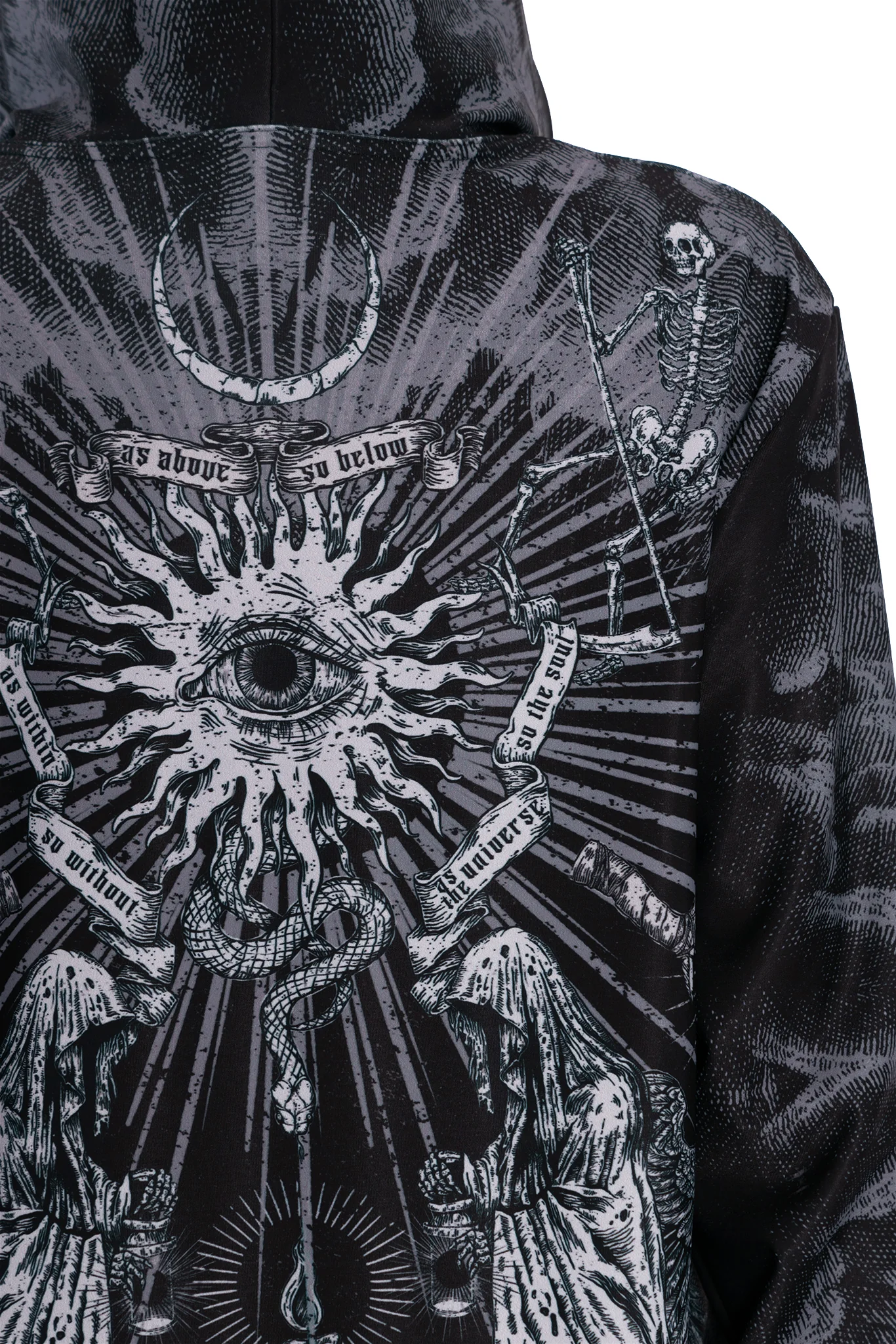 Dark Rites Oversized Hoodie Sweater - Image 5