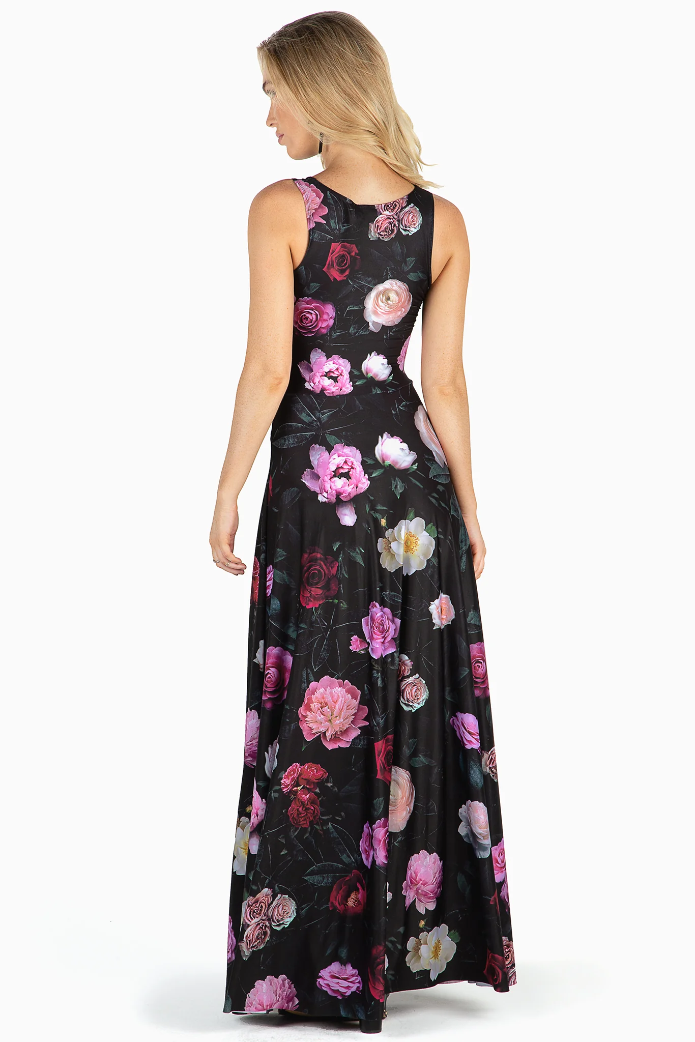Dark Rose Princess Maxi Dress - Image 5