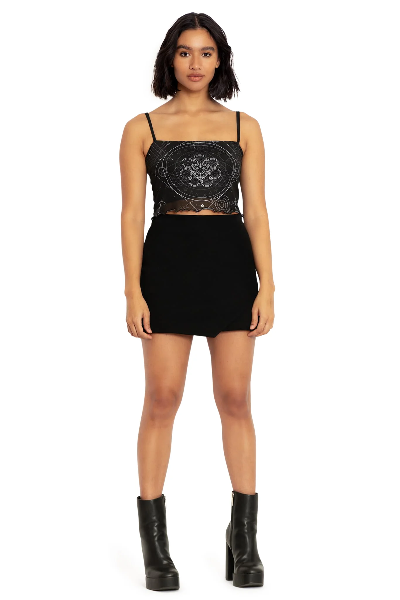 DC-Ometry Sheer Cropped Cami - Image 4