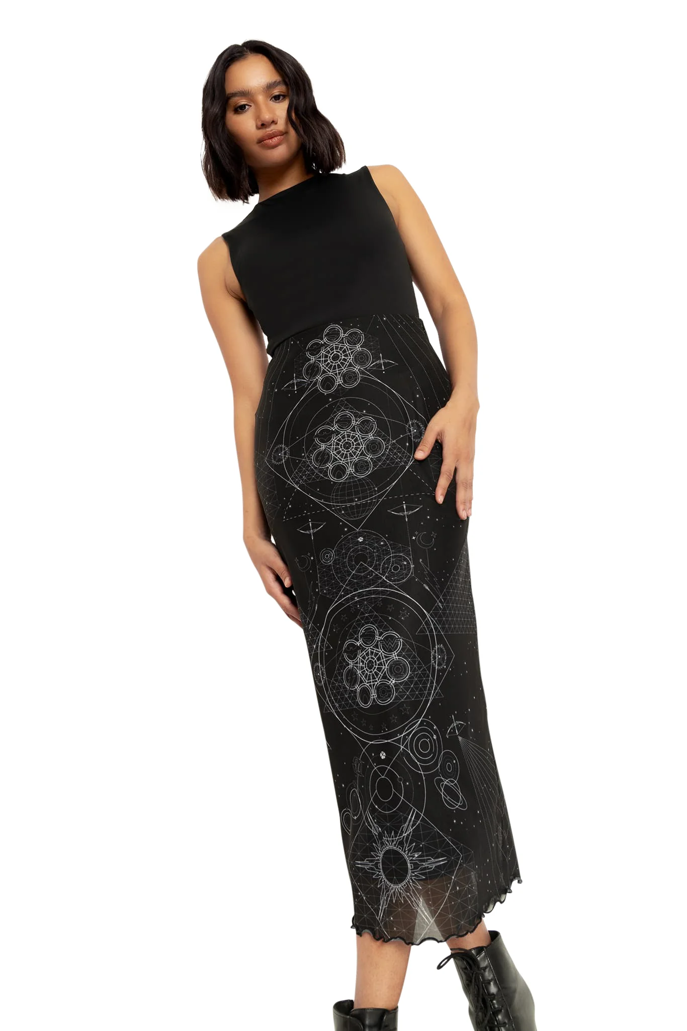 DC-Ometry Sheer Midaxi Tube Skirt - Image 6