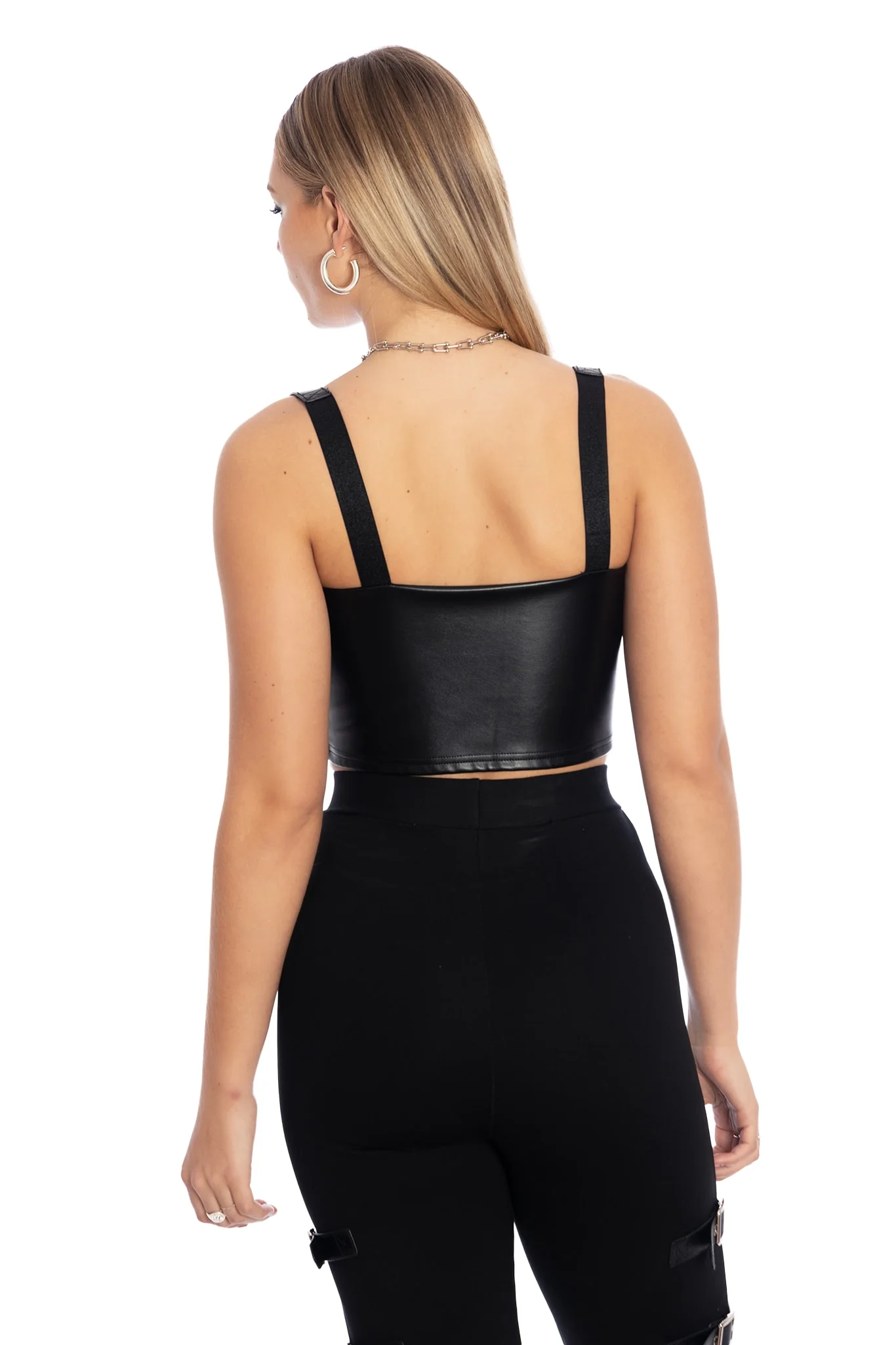 Dead Of Night Buckle Shoulder Crop - Image 2