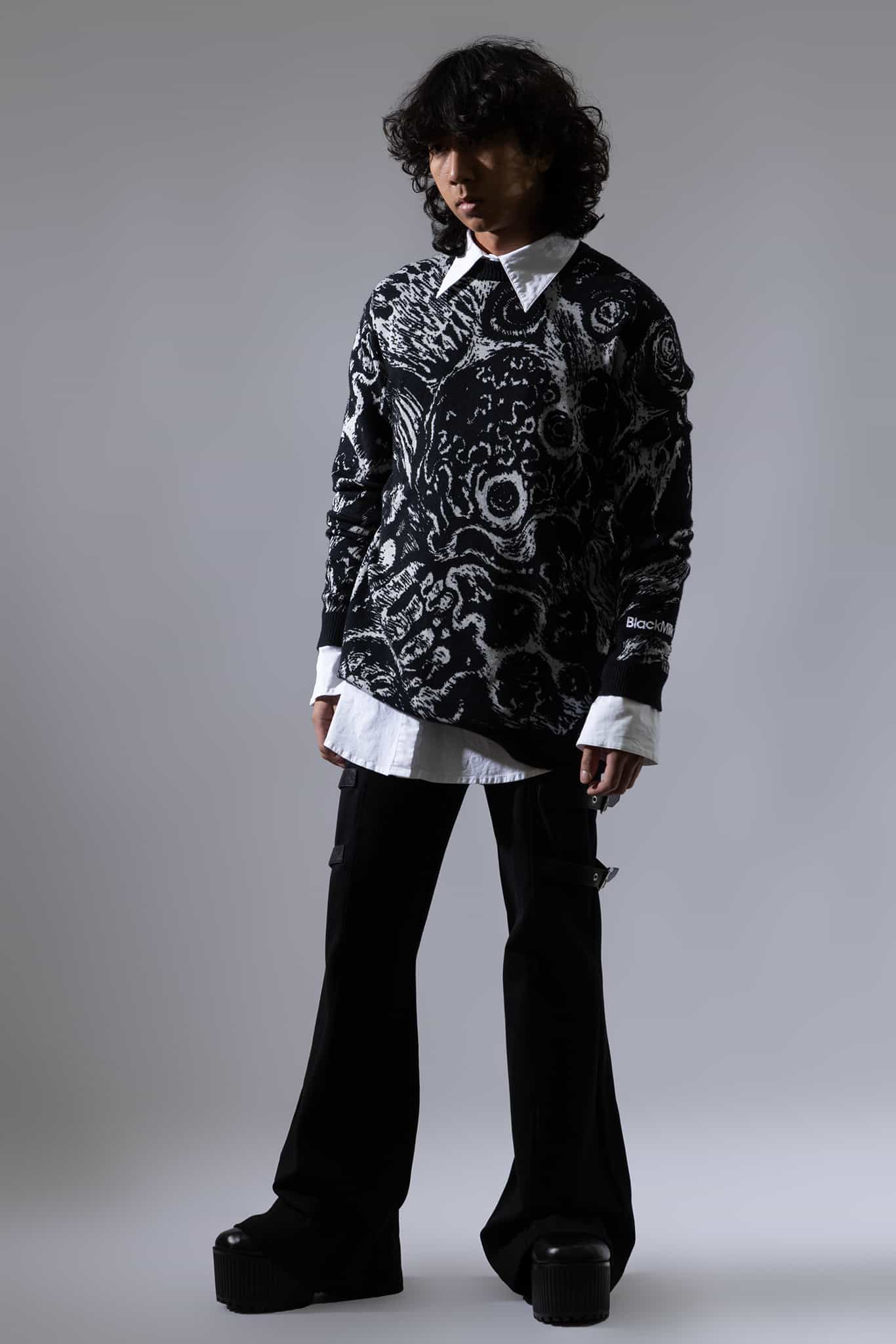 Death Stench Oversized Knit Sweater - Image 3