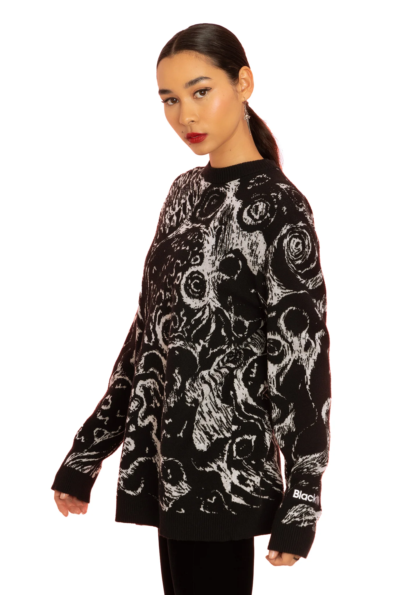 Death Stench Oversized Knit Sweater - Image 5
