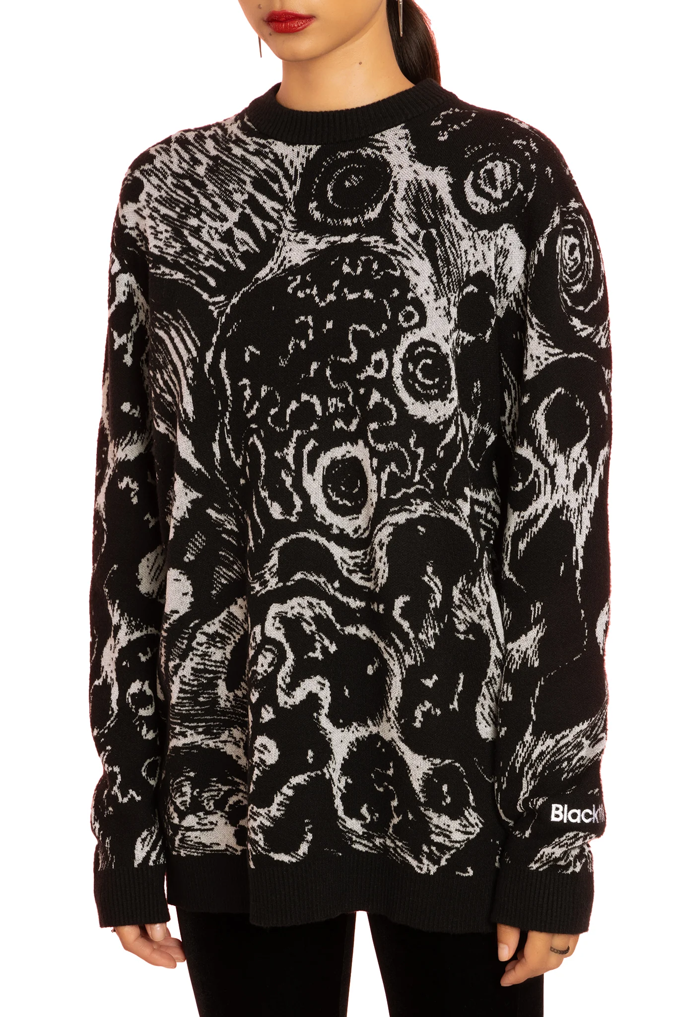 Death Stench Oversized Knit Sweater - Image 6