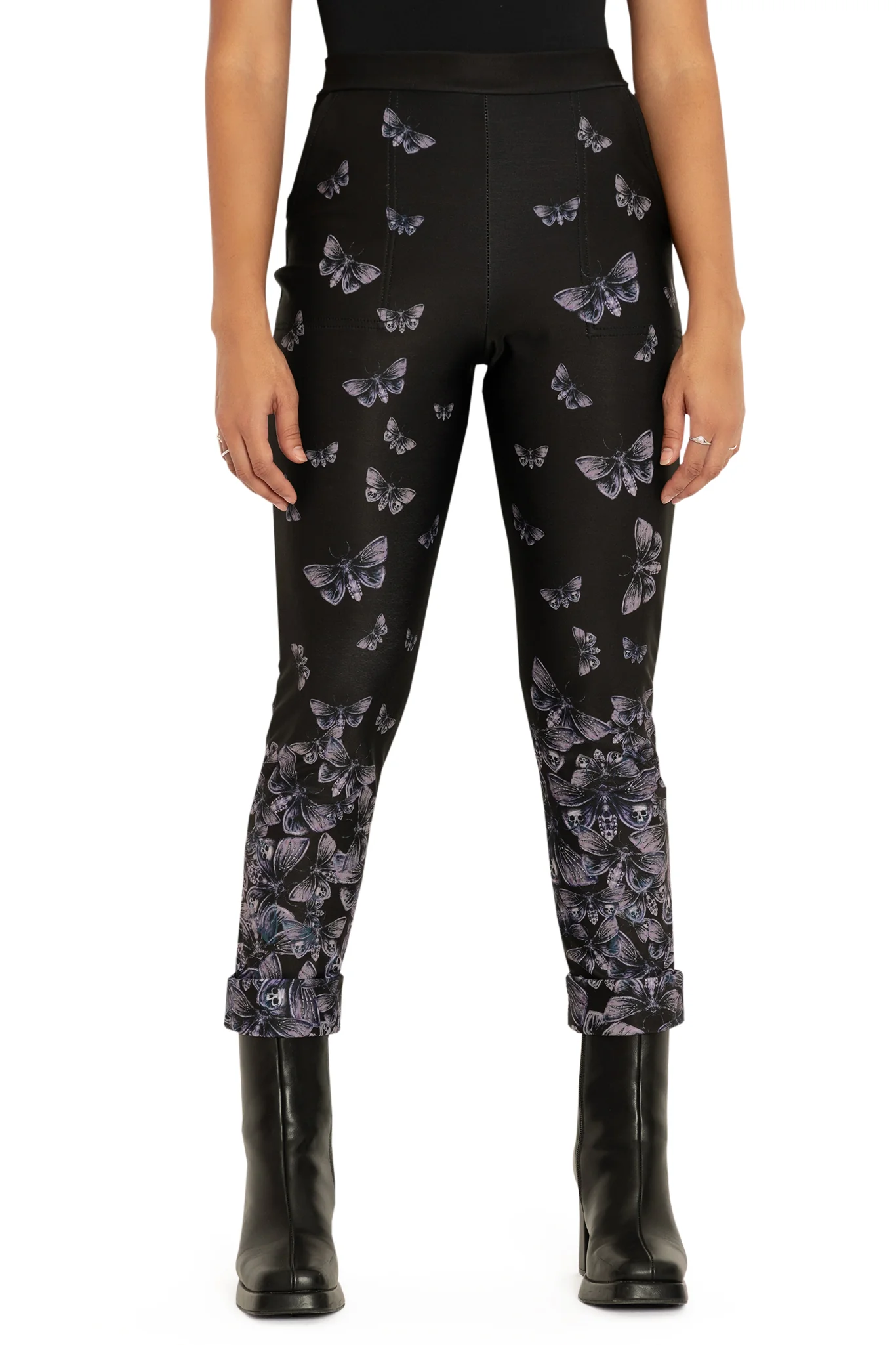 Death's Head Hawkmoth Cuffed Pants - Image 5