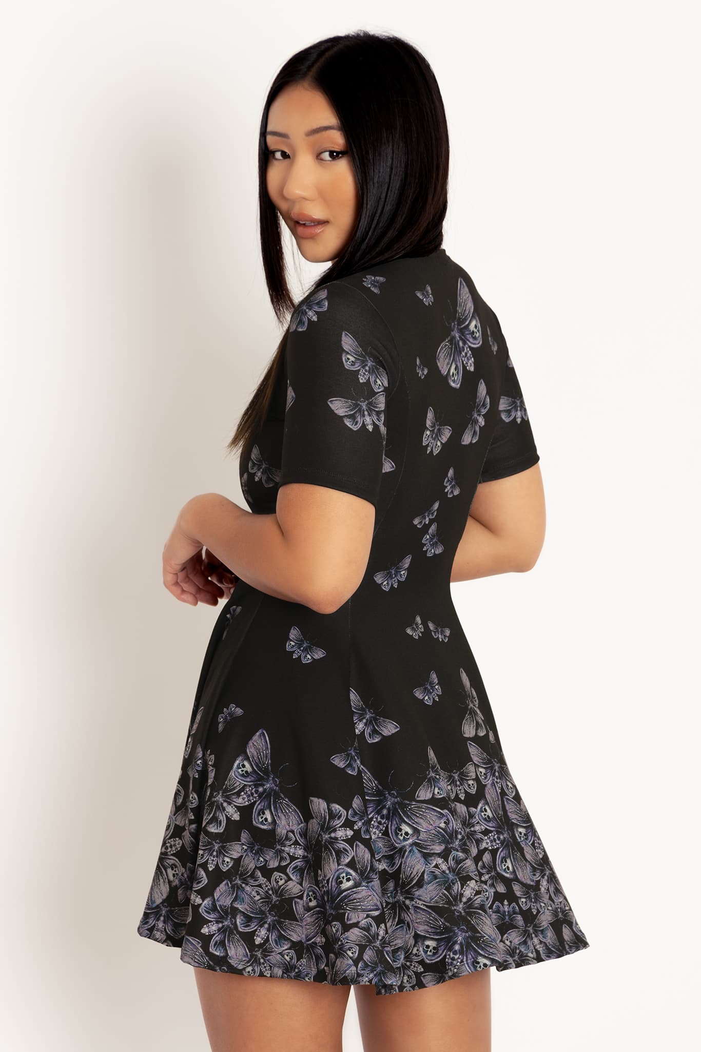 Death's Head Hawkmoth Evil Tee Dress - Image 2