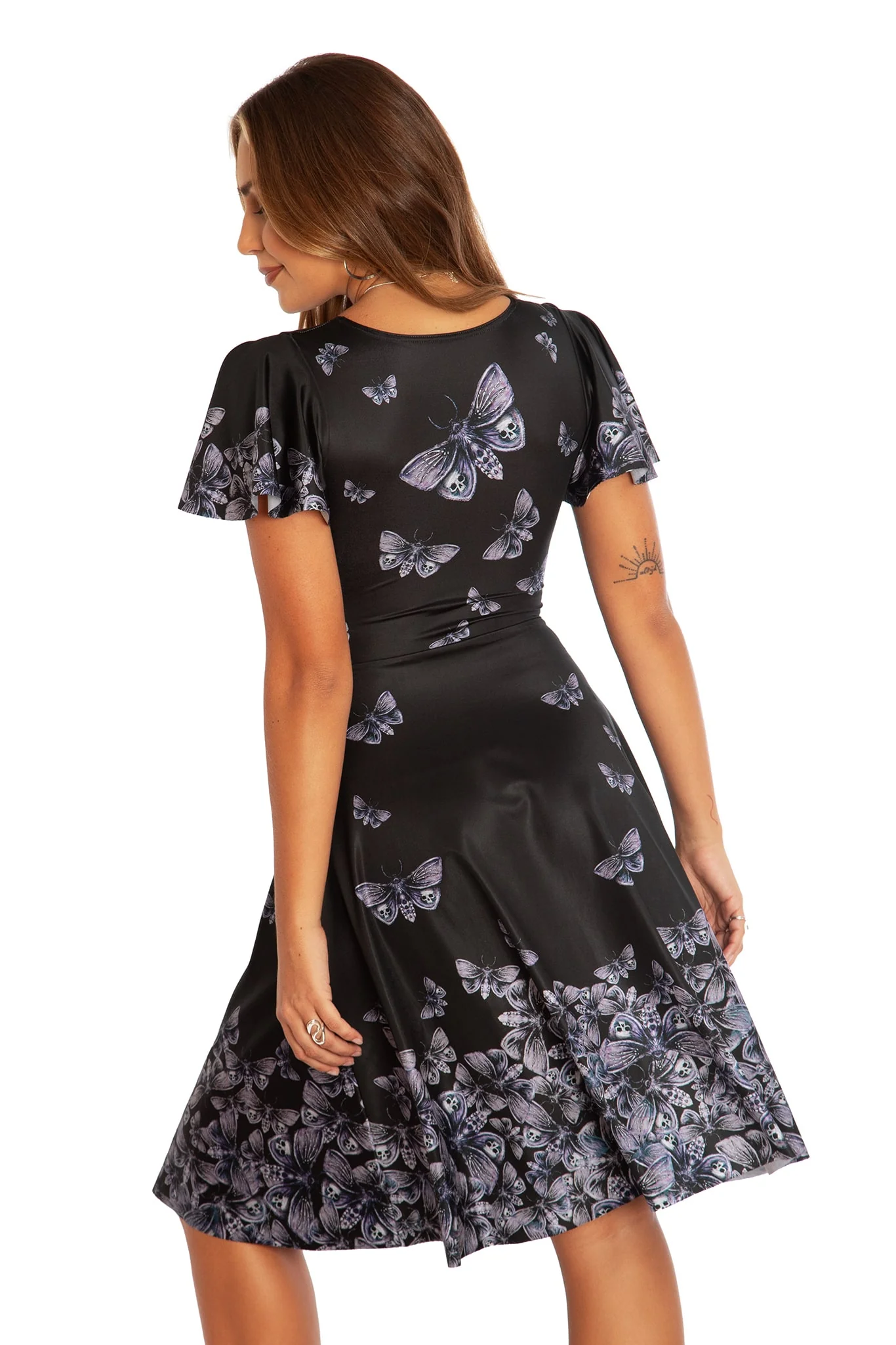 Death's Head Hawkmoth Rio Marilyn Midi Dress - Image 2