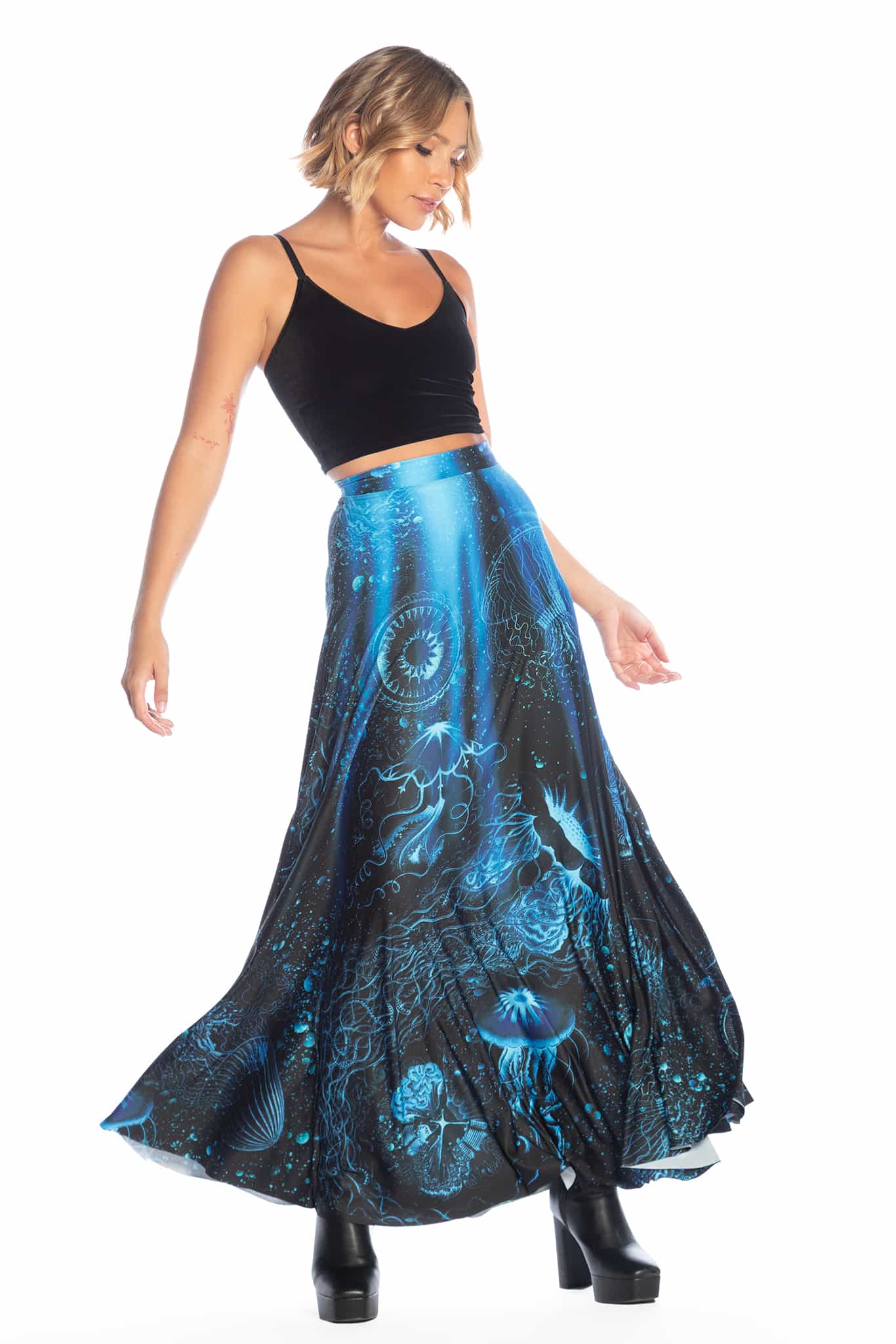Deep Sea Jellyfish Maxi Skirt - Image 6