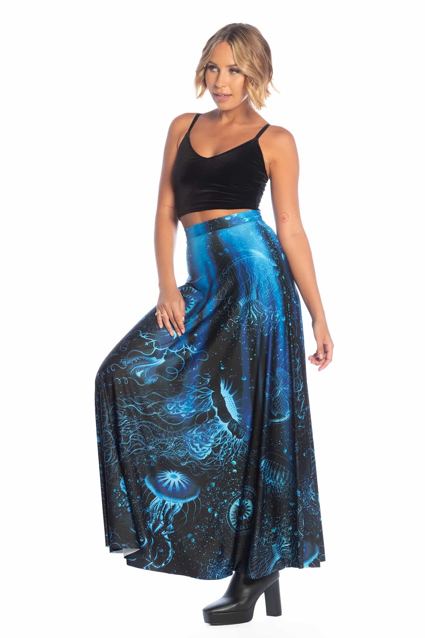 Deep Sea Jellyfish Maxi Skirt - Image 7