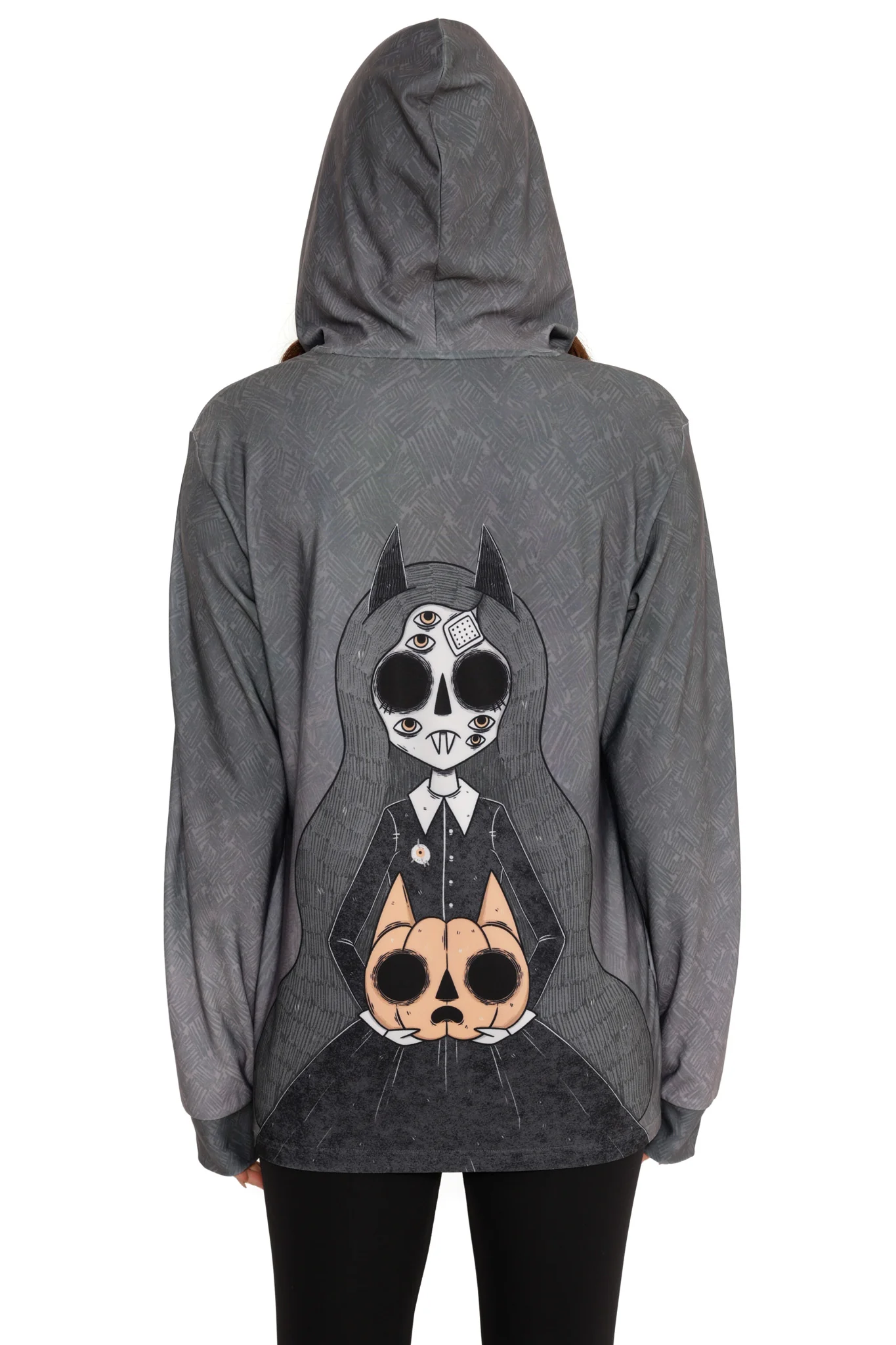Demon Girl Hoodie Sweater - Image 3