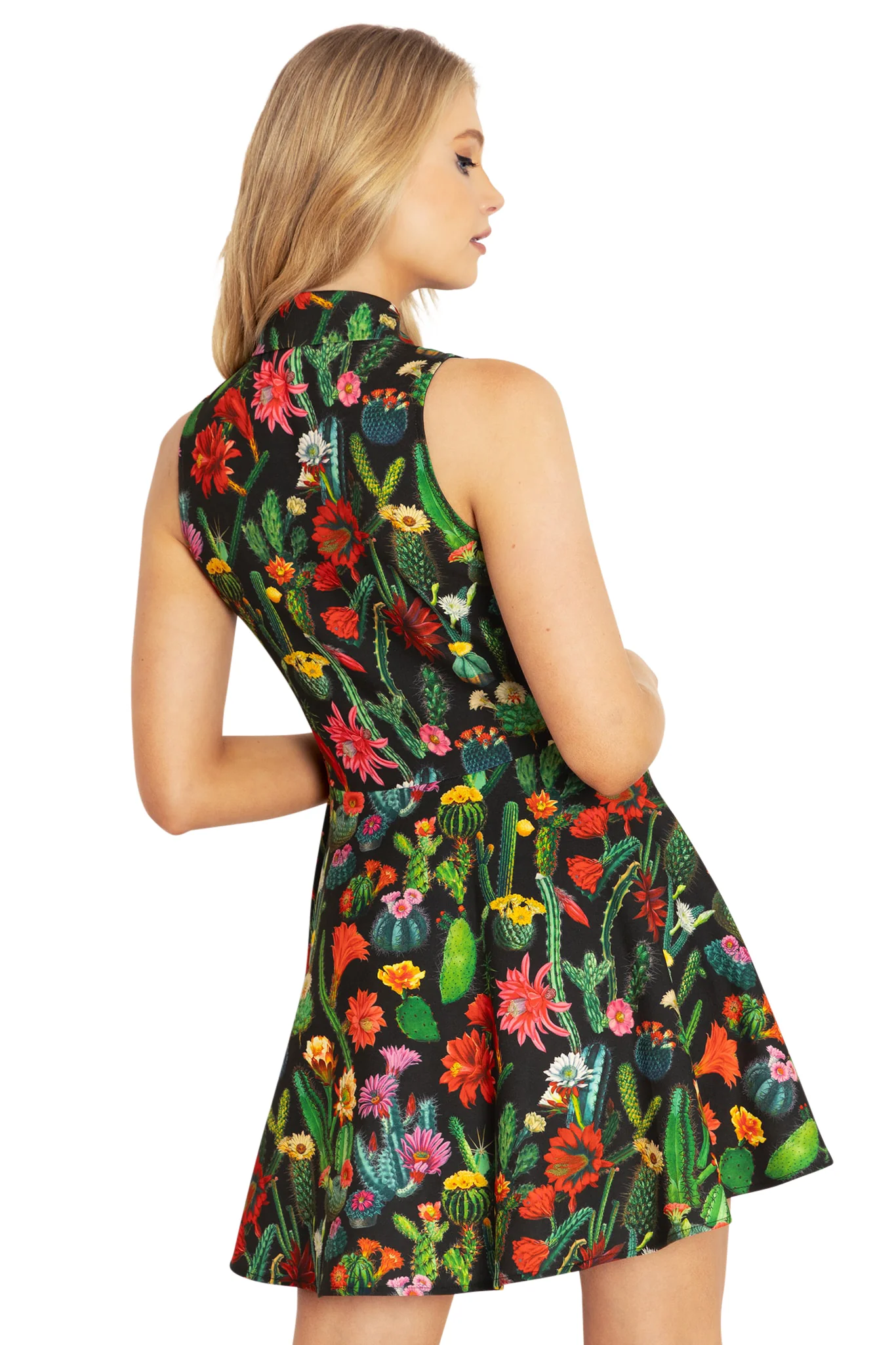 Desert Flower Work It Skater Dress - Image 2