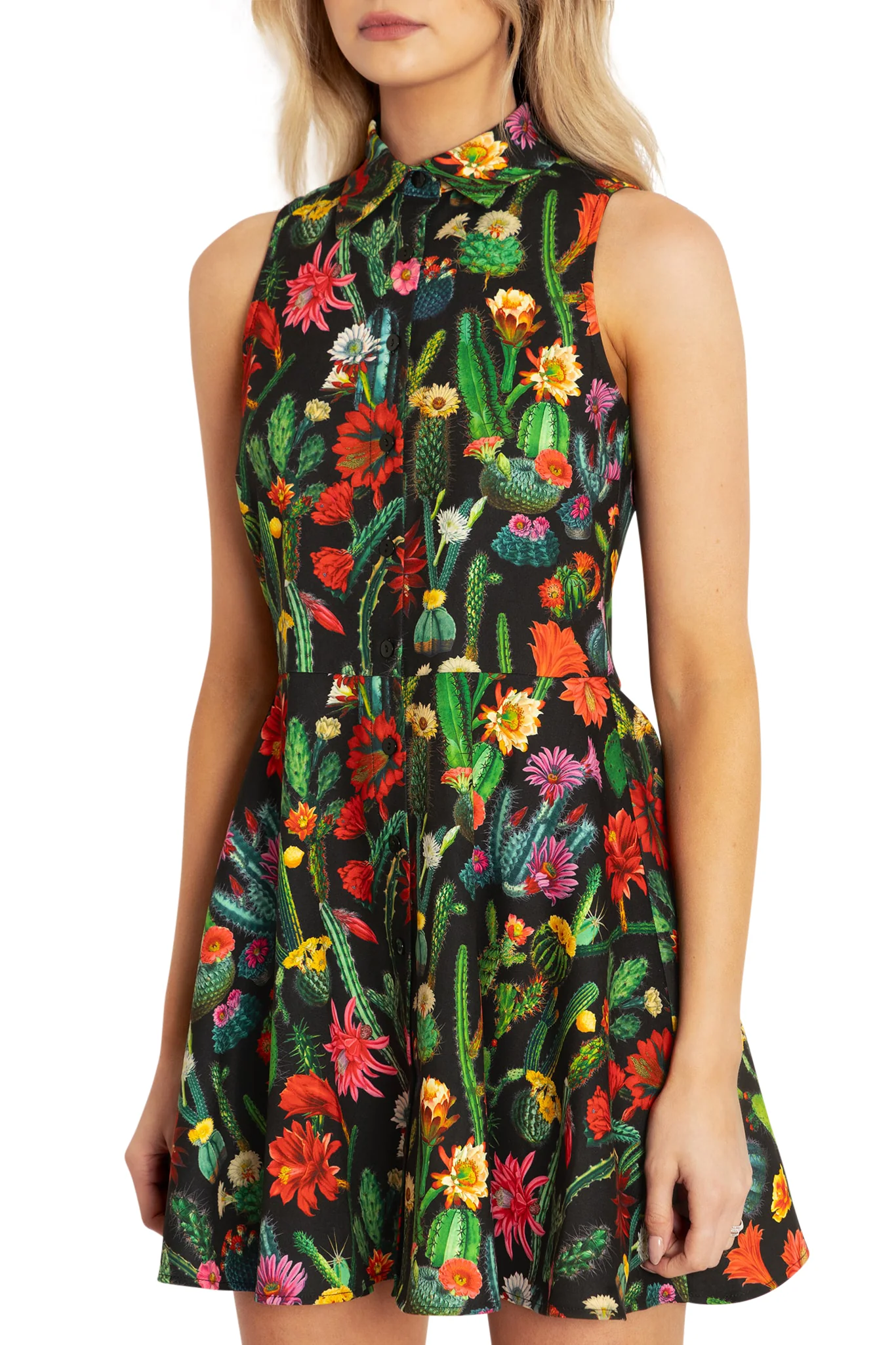 Desert Flower Work It Skater Dress - Image 3