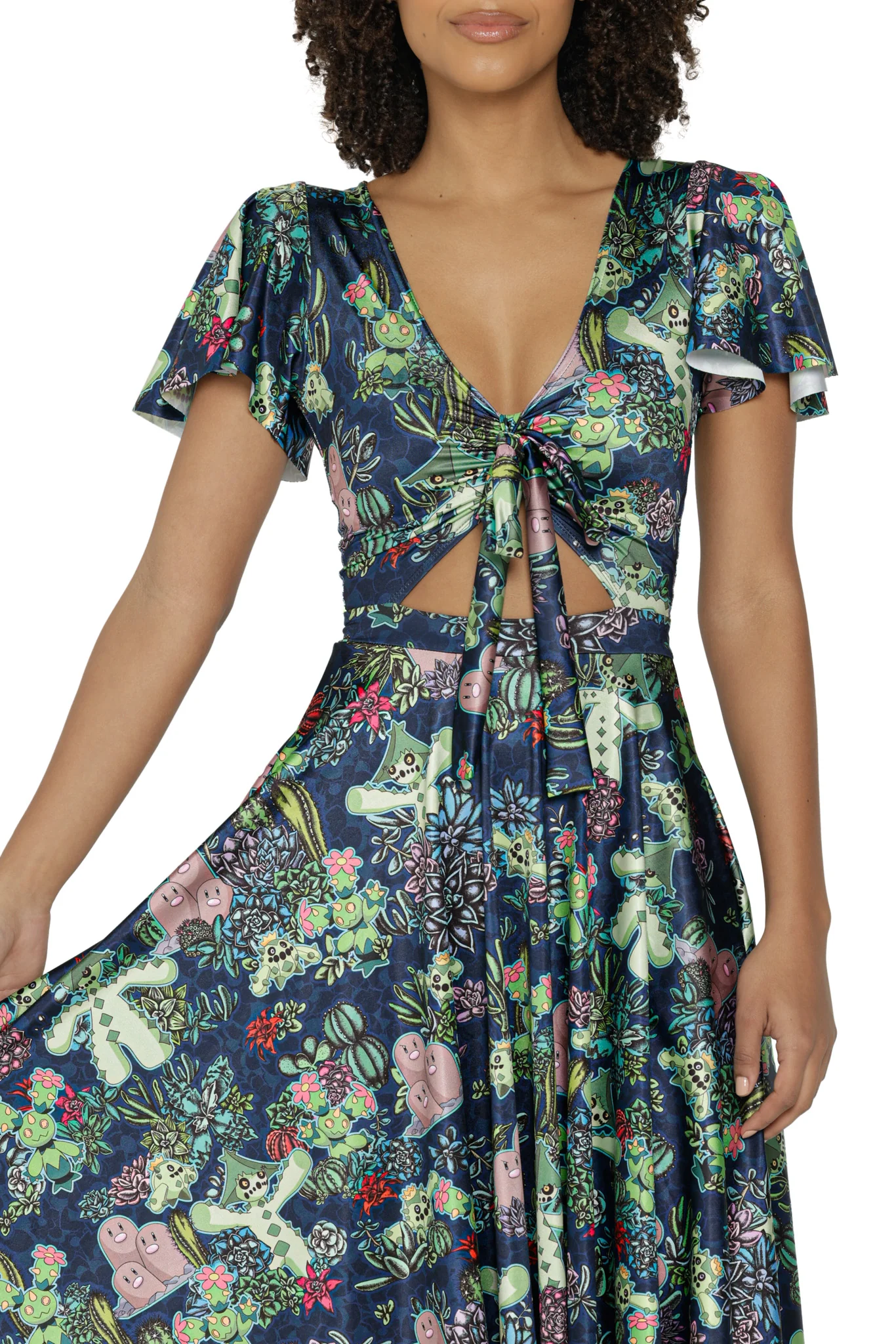 Desert Garden Rio Midi Dress - Image 5