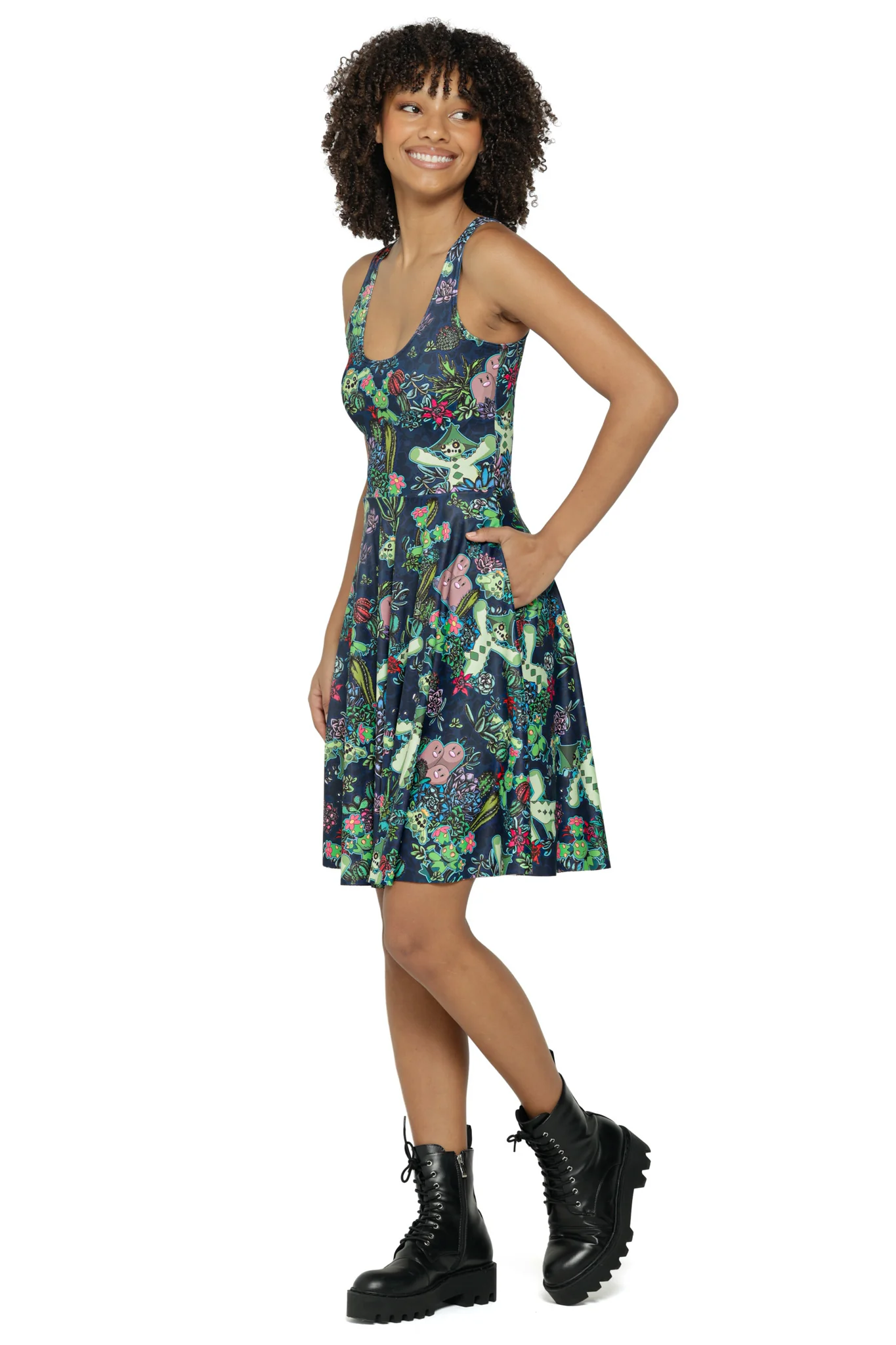 Desert Garden Scoop Longline Dress - Image 6