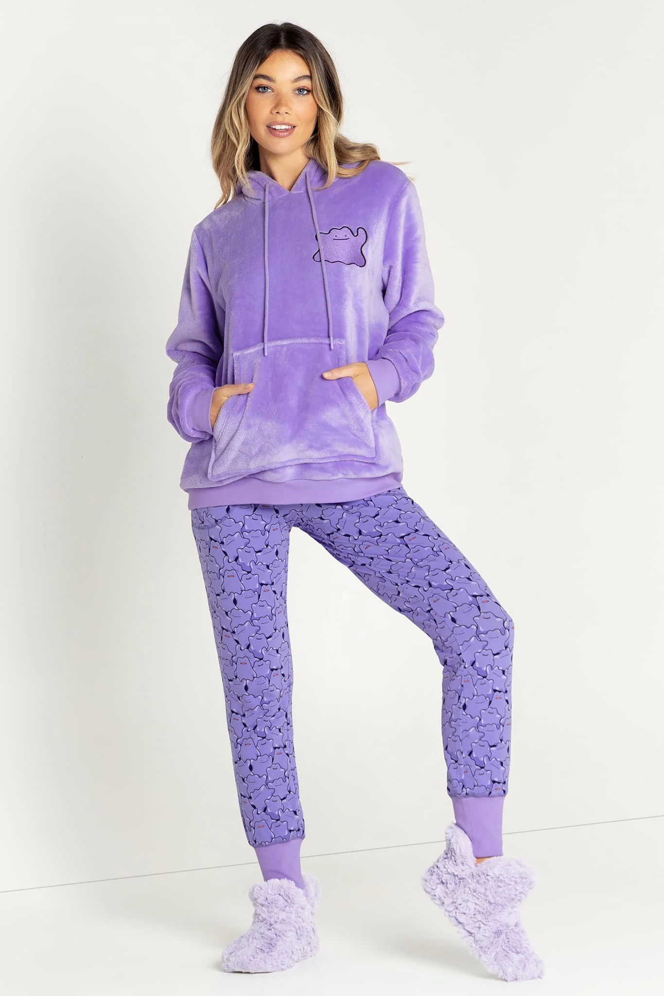 Ditto Pile Fluffy Hoodie