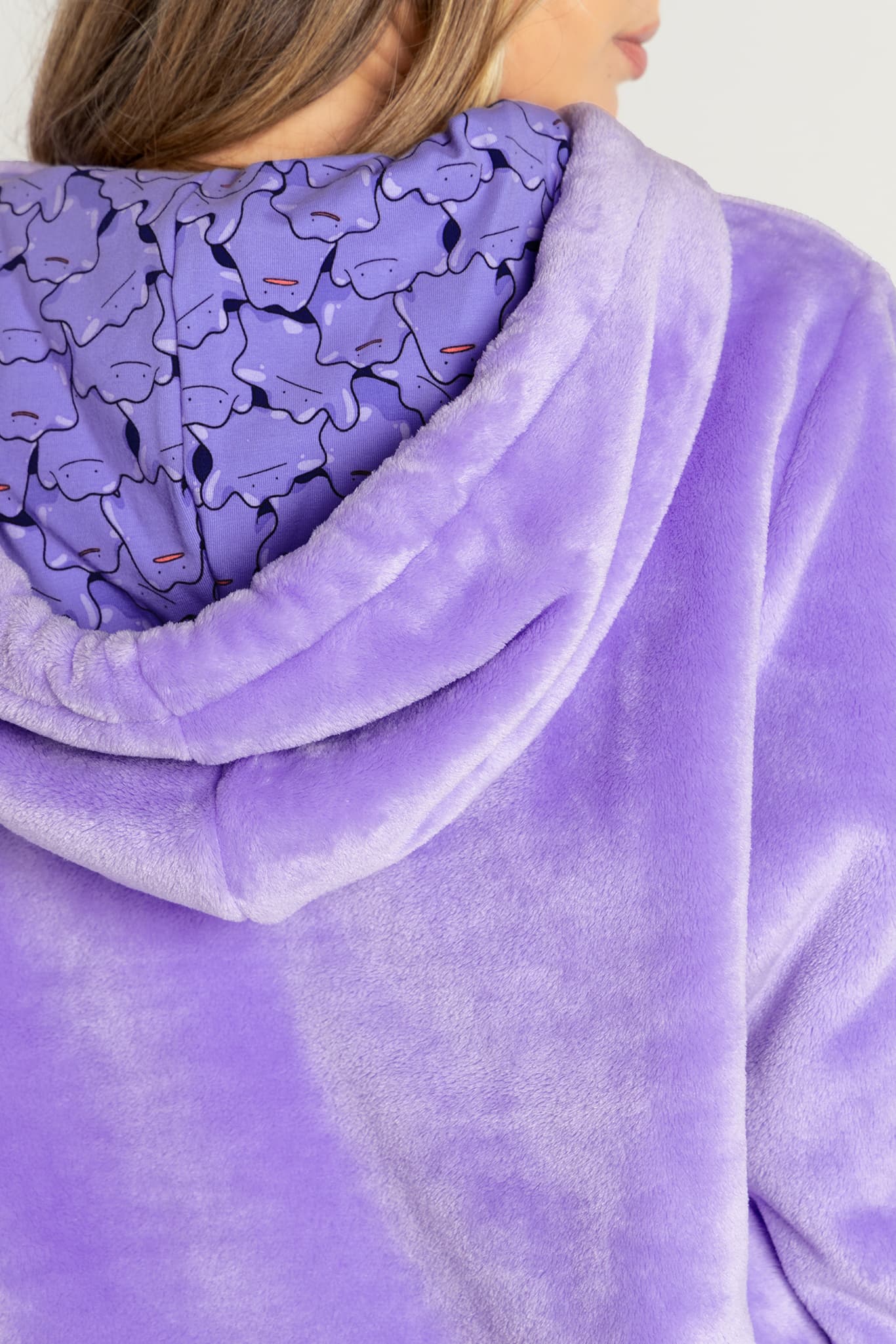 Ditto Pile Fluffy Hoodie - Image 5