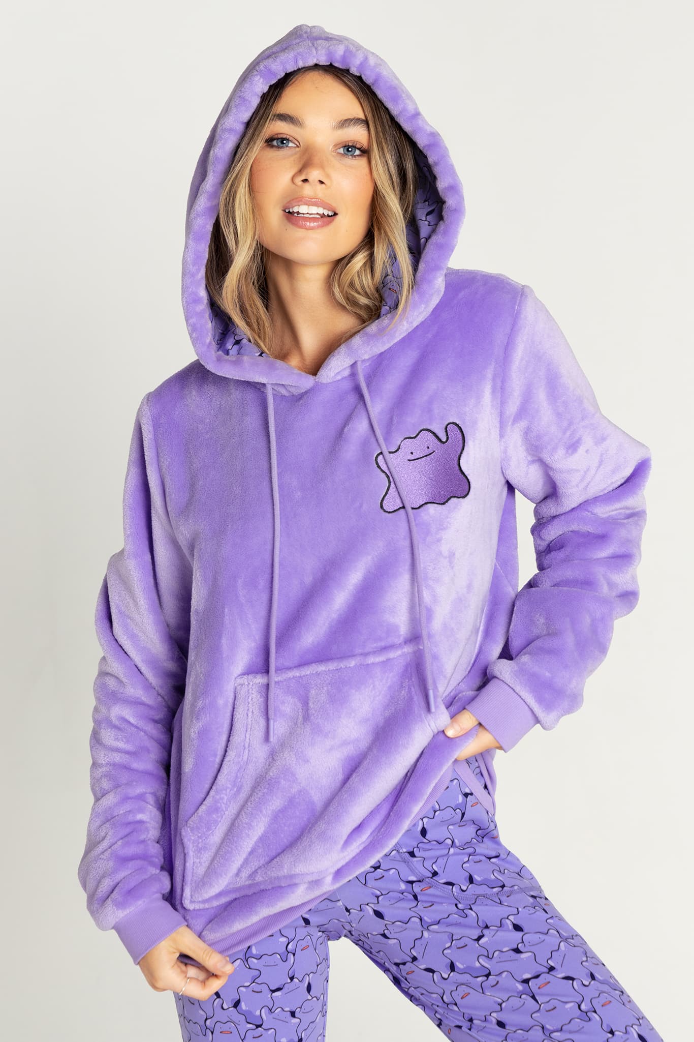 Ditto Pile Fluffy Hoodie - Image 6