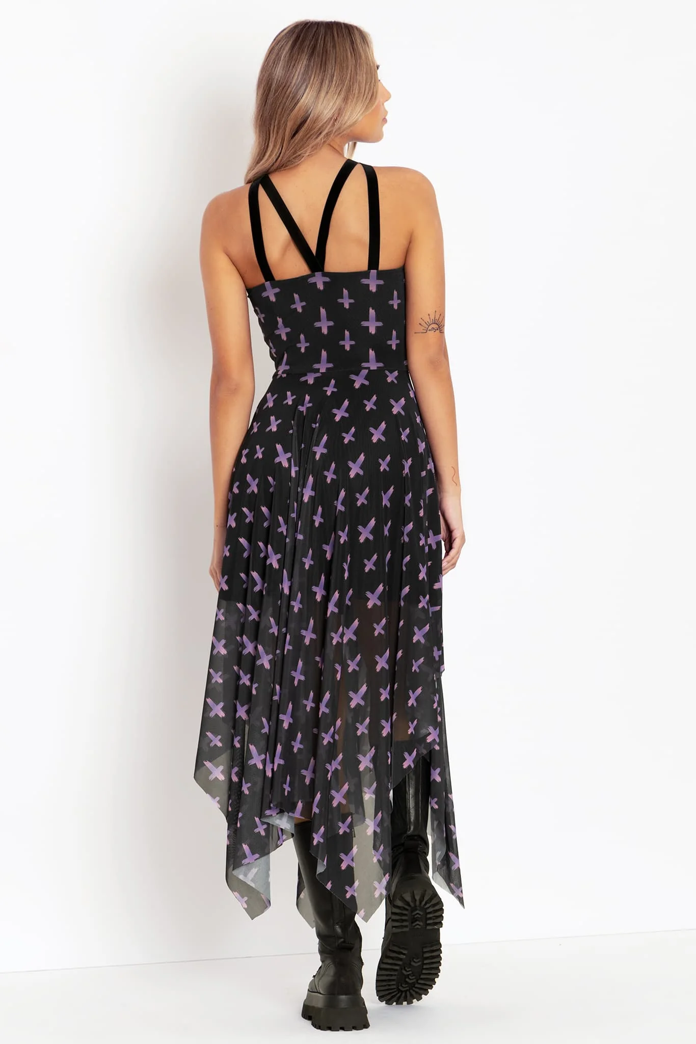 Double Crossed Occultist Handkerchief Dress - Image 2