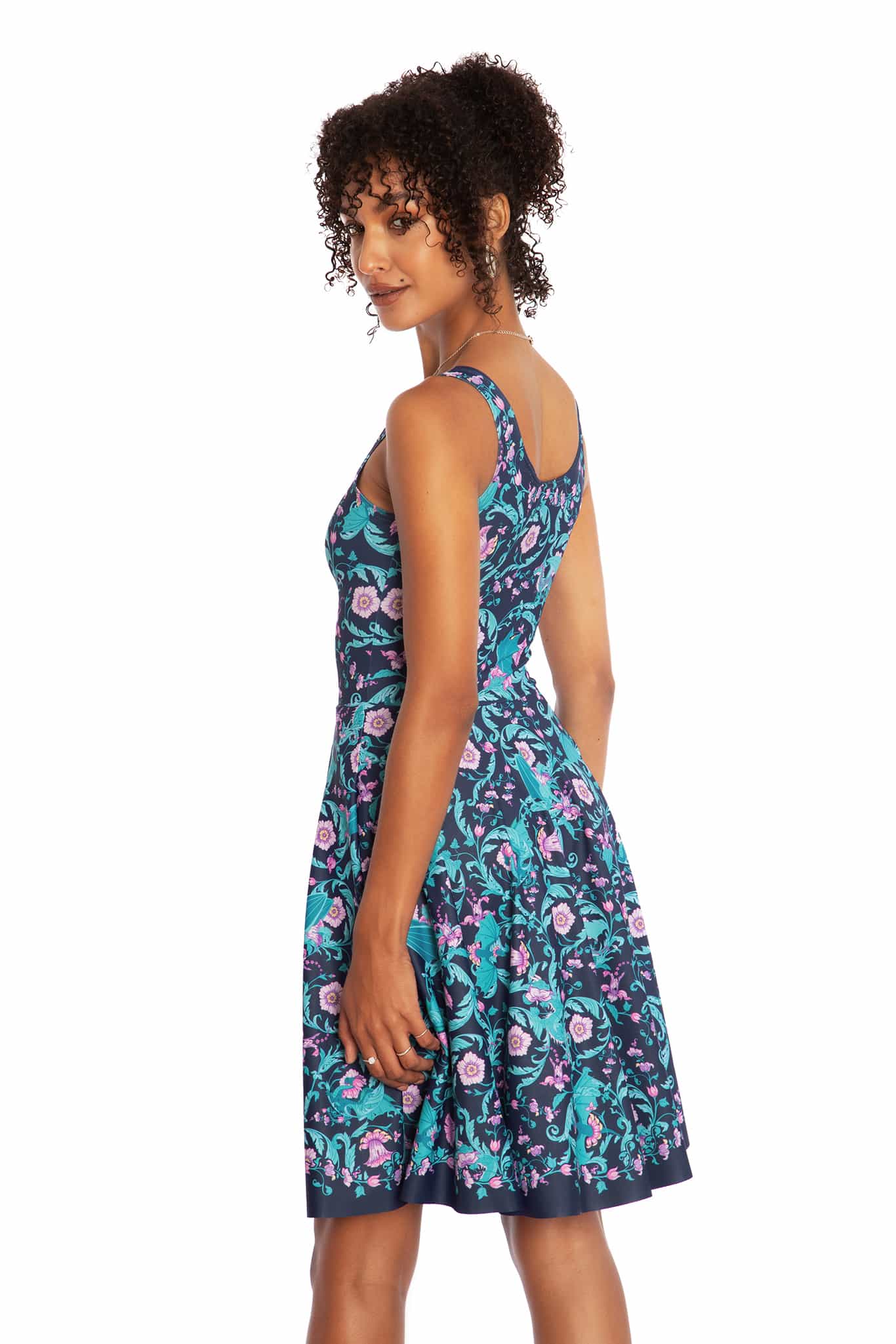 Dragon Garden Scoop Longline Dress - Image 2