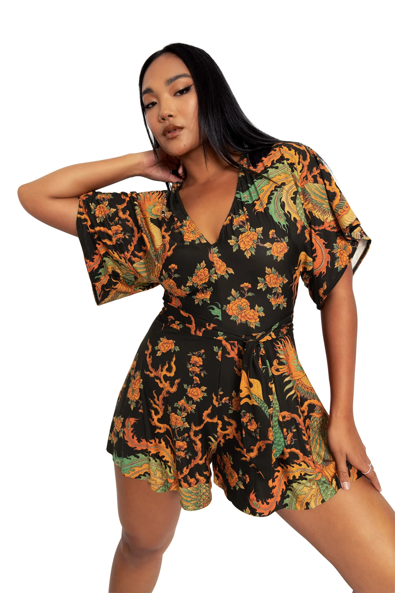 Dragon Rising  Slinky Playsuit - Image 9