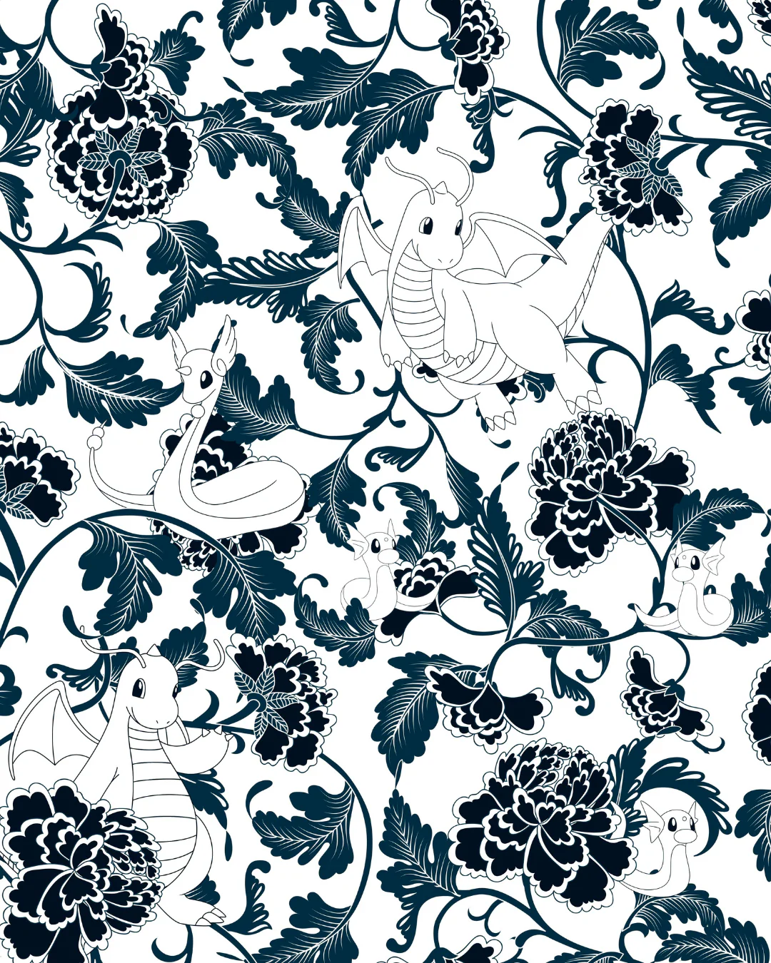 Dratini Evolution Porcelain Boyfriend Tee - Image 3