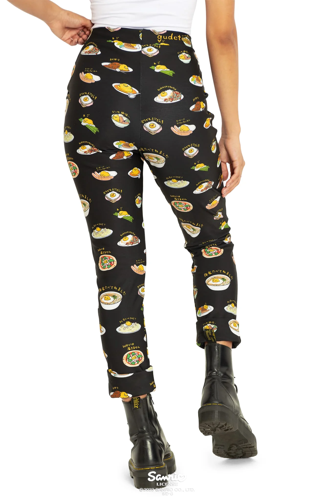 Eat With Gudetama Cuffed Pants - Image 2