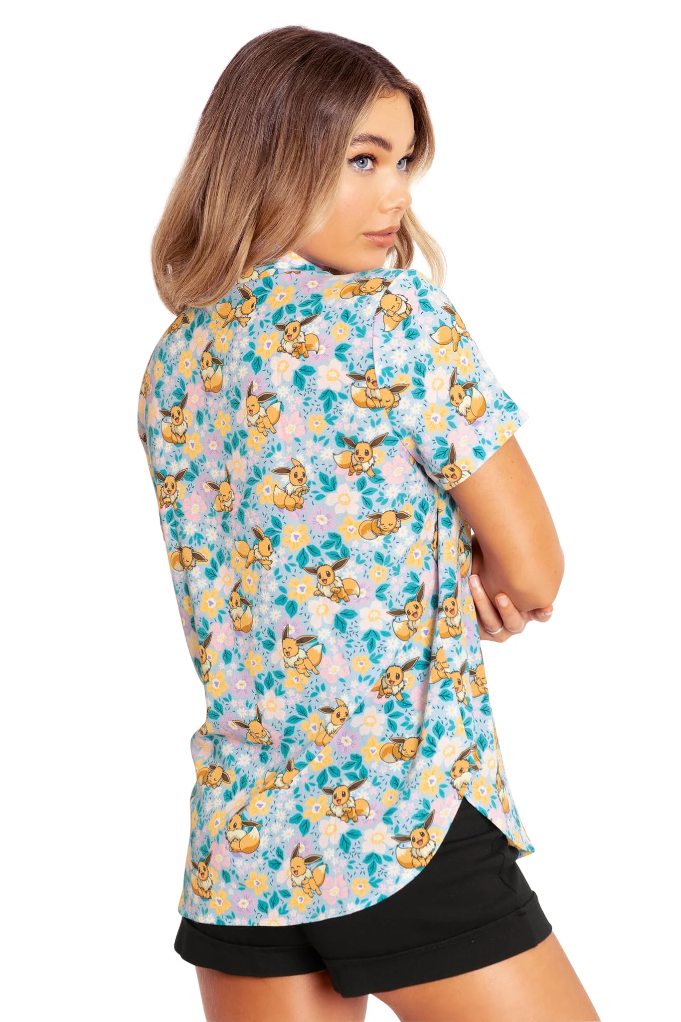Eevee Garden Cute As A Button Shirt - Image 2