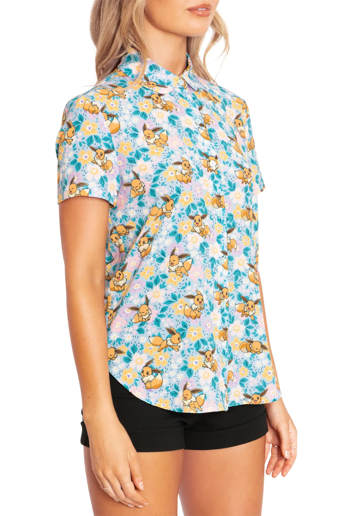 Eevee Garden Cute As A Button Shirt - Image 3