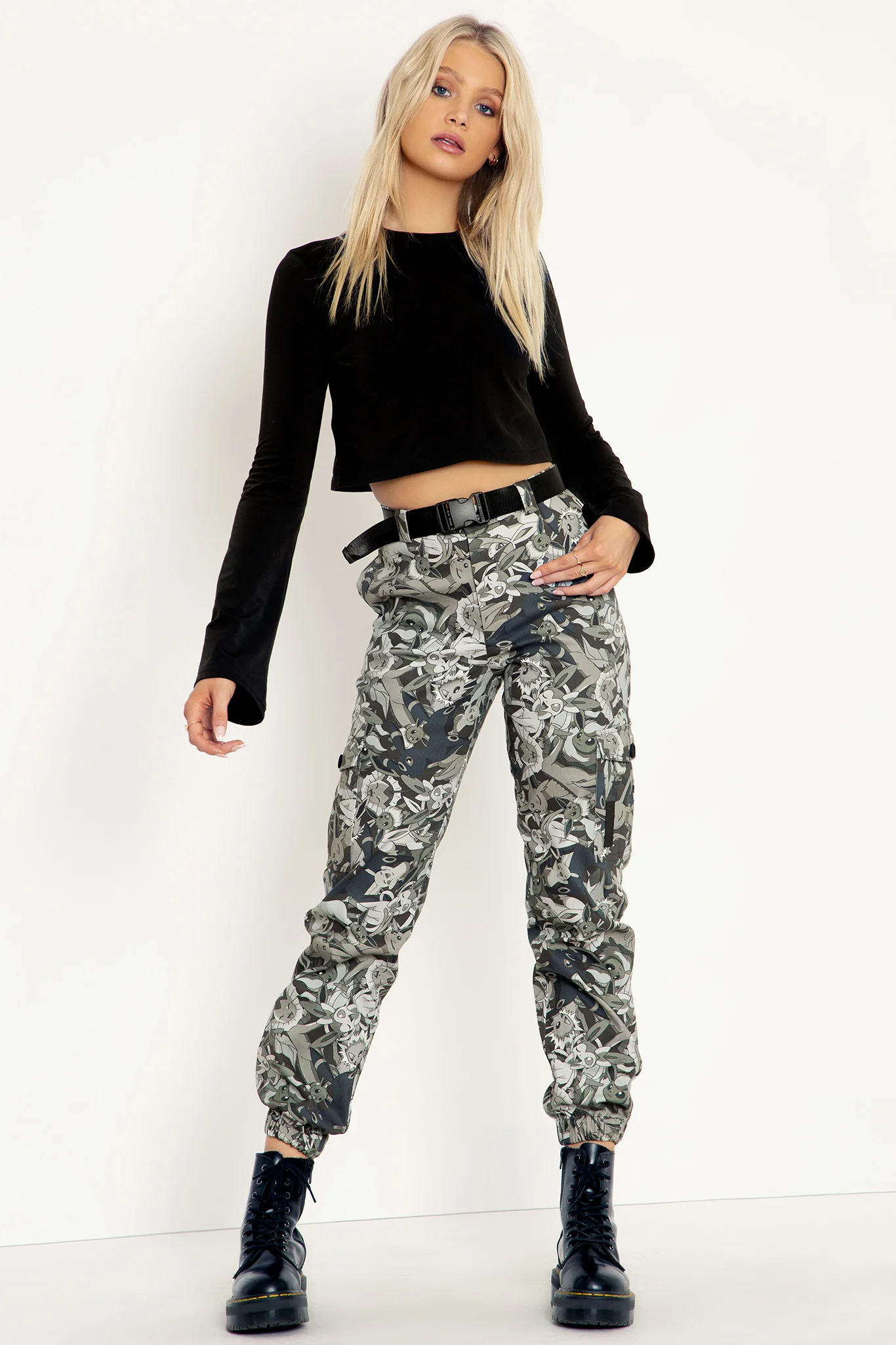 Eevee Evolution Camo Cargo Pants