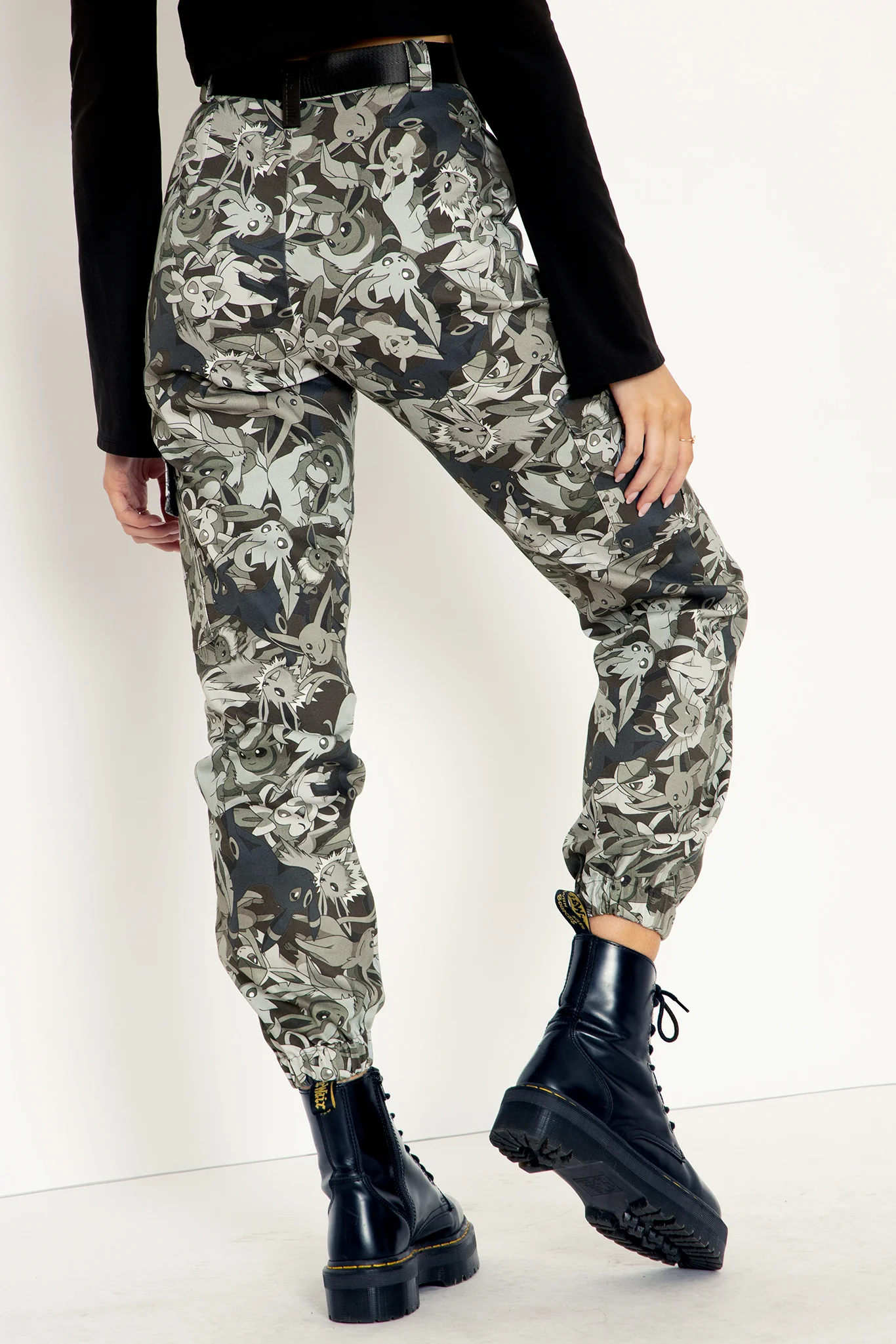 Eevee Evolution Camo Cargo Pants - Image 2