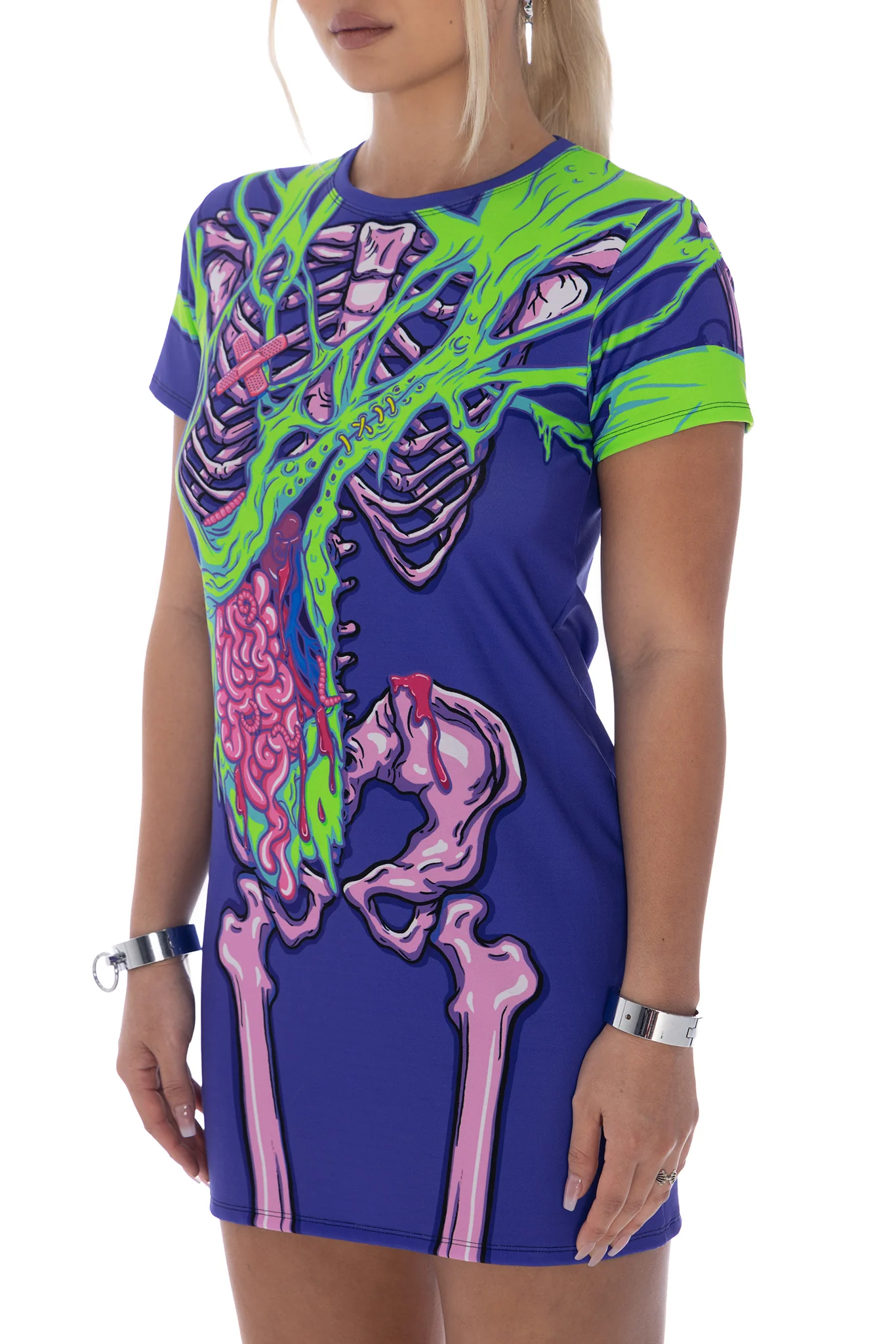 Electro-Necrosis Tee Dress - Image 3