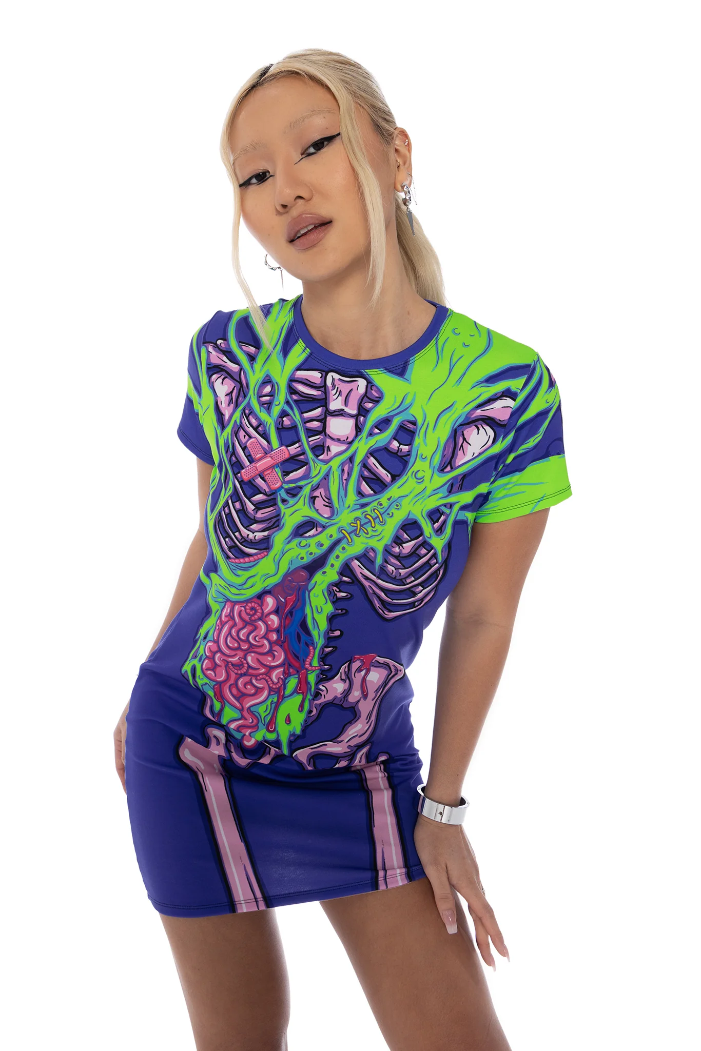 Electro-Necrosis Tee Dress - Image 6