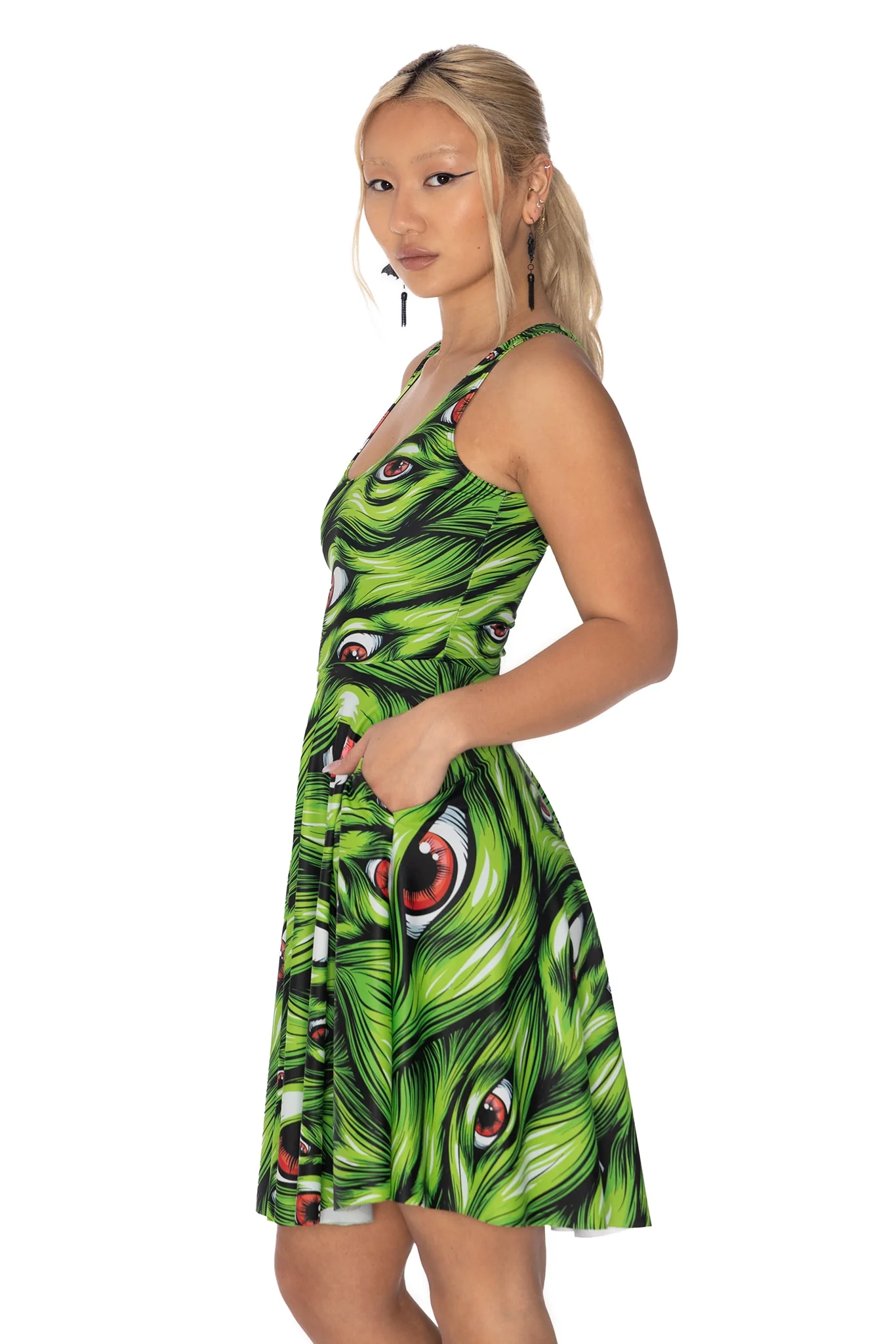 Eye On You Scoop Longline Dress - Image 7