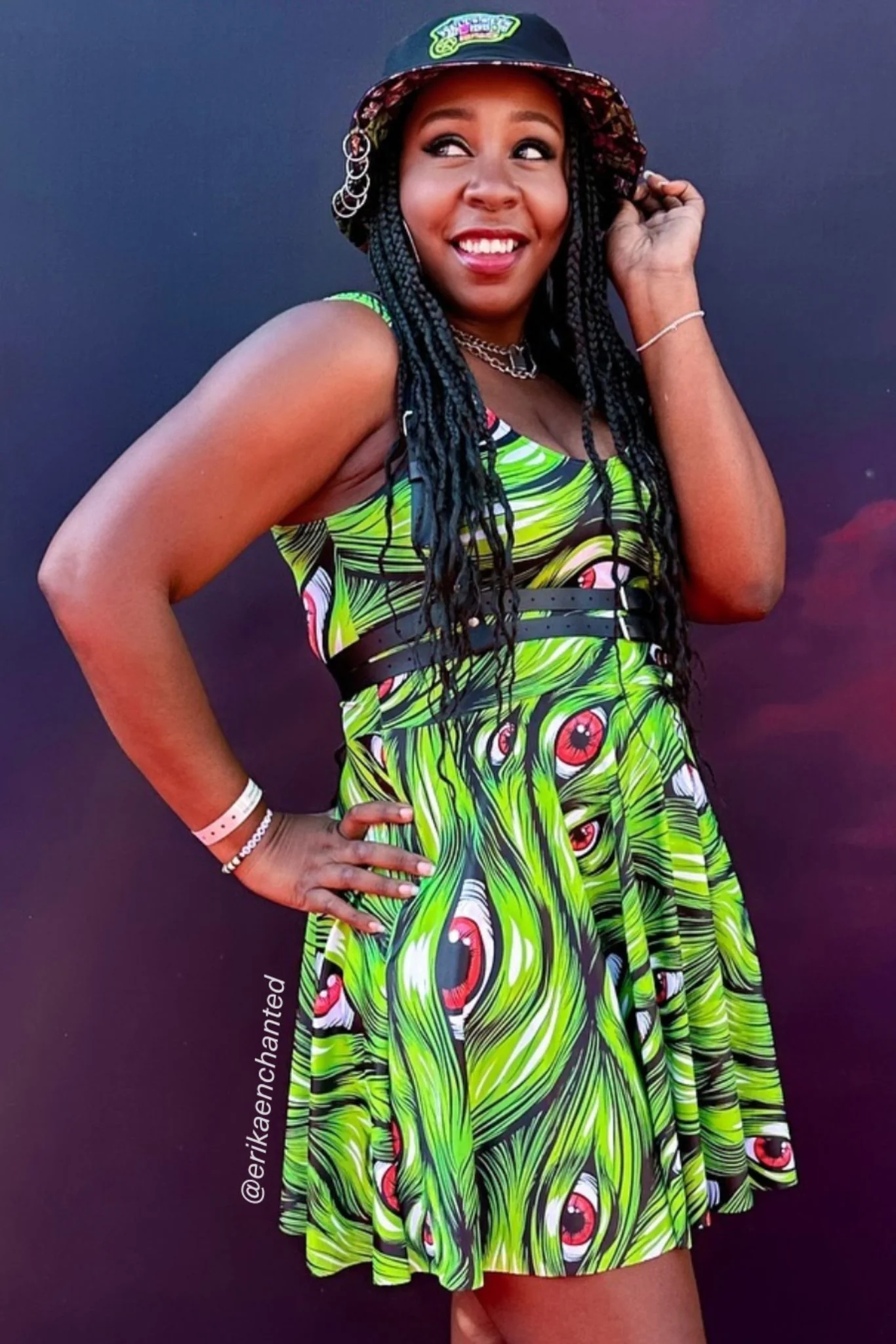 Eye On You Scoop Skater Dress - Image 4