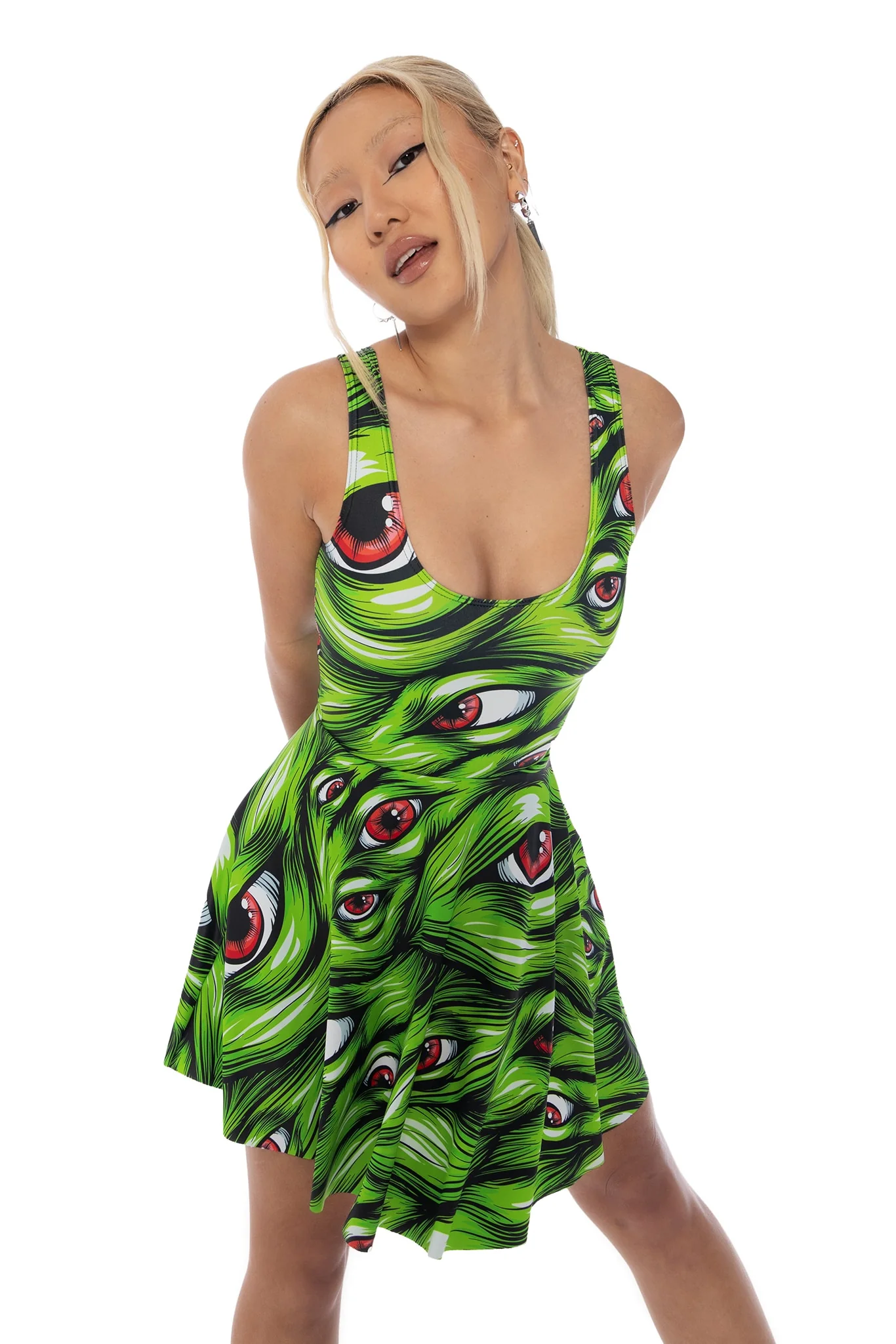 Eye On You Scoop Skater Dress - Image 7