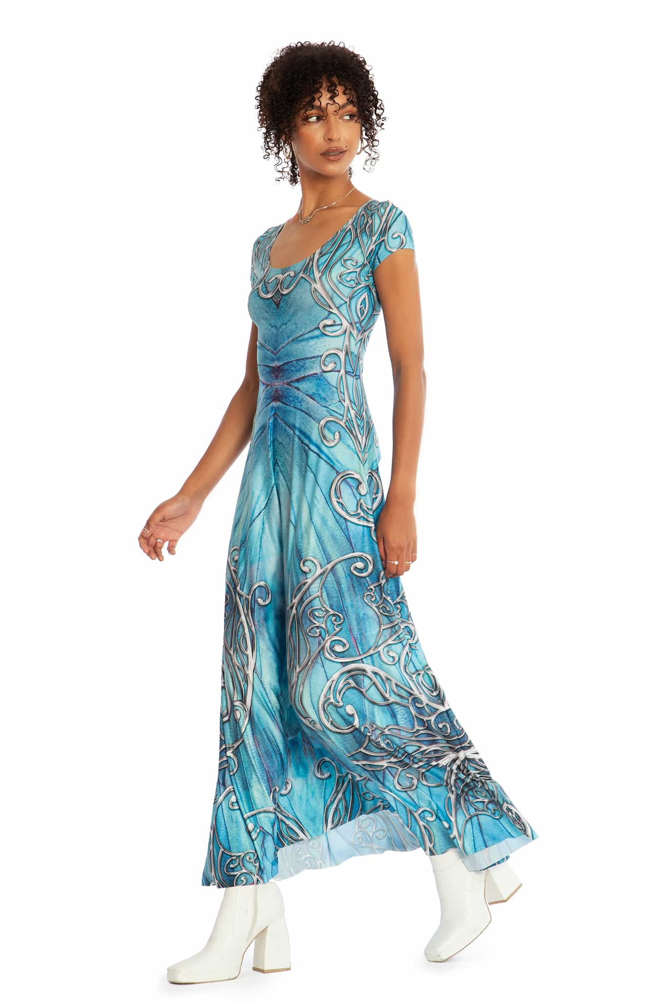 Fairy Kingdom Cap Sleeve Maxi Dress - Image 6