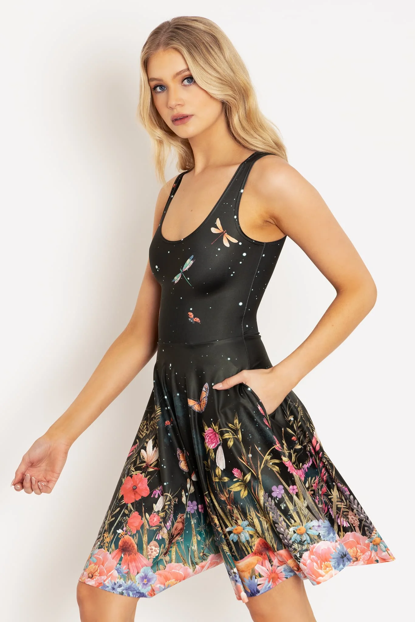 Fairytale Floral Scoop Longline Dress - Image 3